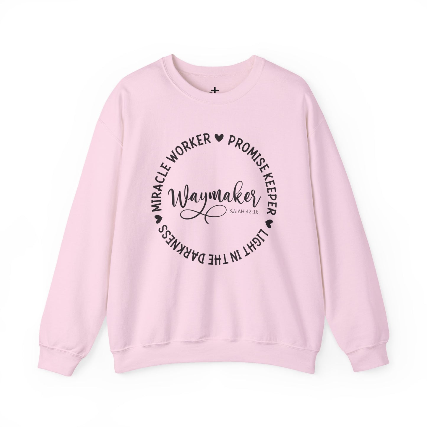 Waymaker Crewneck Sweatshirt, Faith-Inspired Apparel, Cozy Gift for Her, Inspirational Clothing, Religious Sweatshirt, Holiday Outfit
