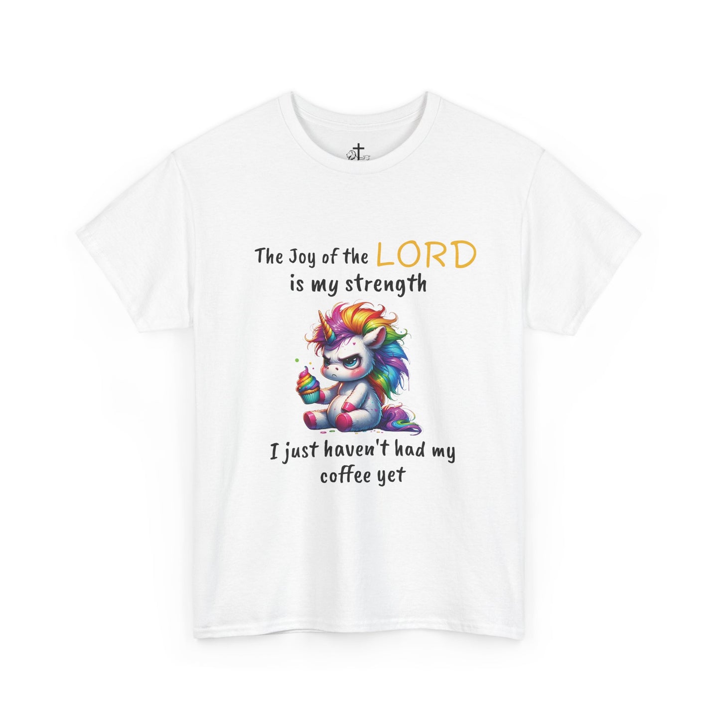Christian Unisex Tee - Colorful Strength Design, Inspirational Gift, Coffee Lovers T-Shirt, Faith-Based Apparel, Casual Wear, funny tee