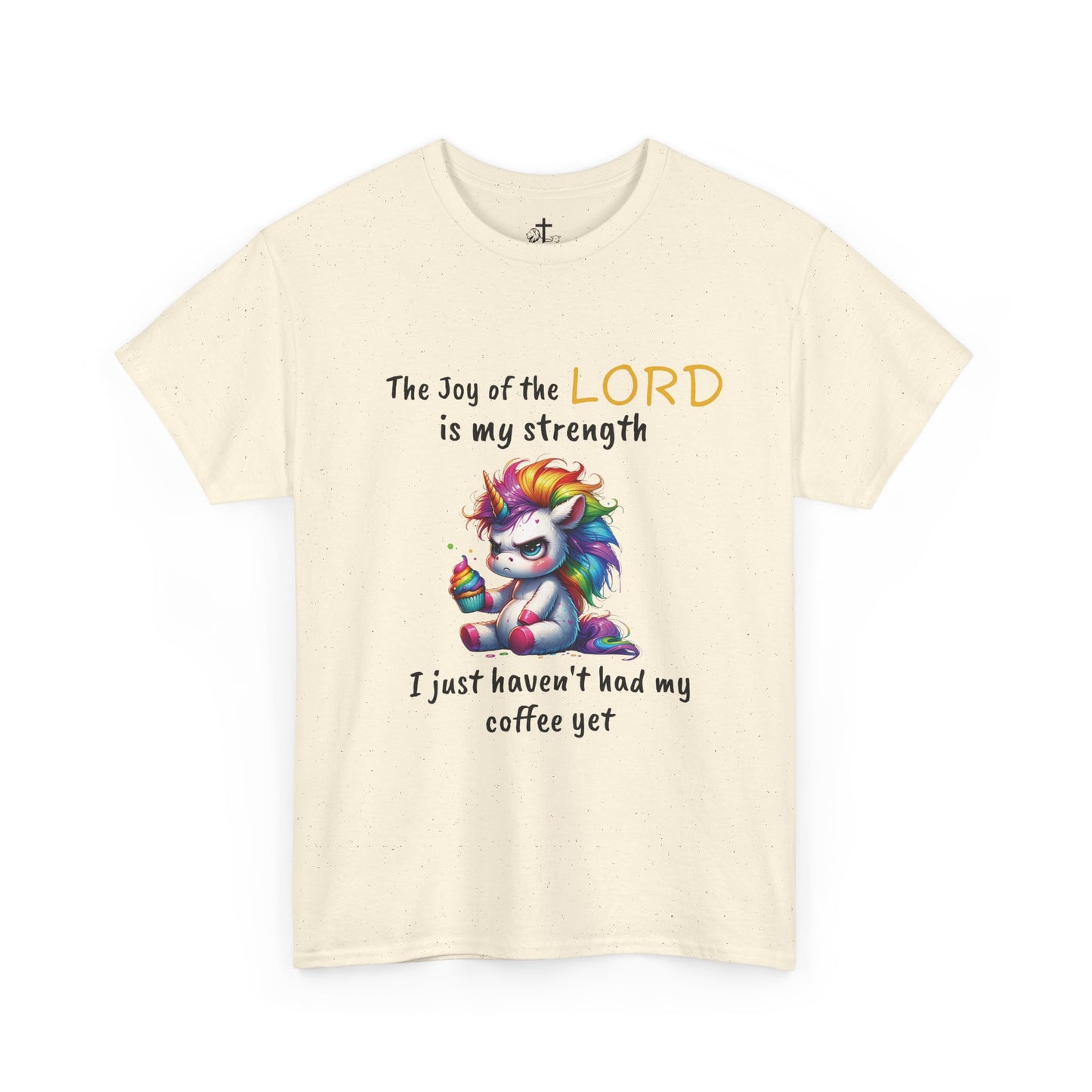 Christian Unisex Tee - Colorful Strength Design, Inspirational Gift, Coffee Lovers T-Shirt, Faith-Based Apparel, Casual Wear, funny tee