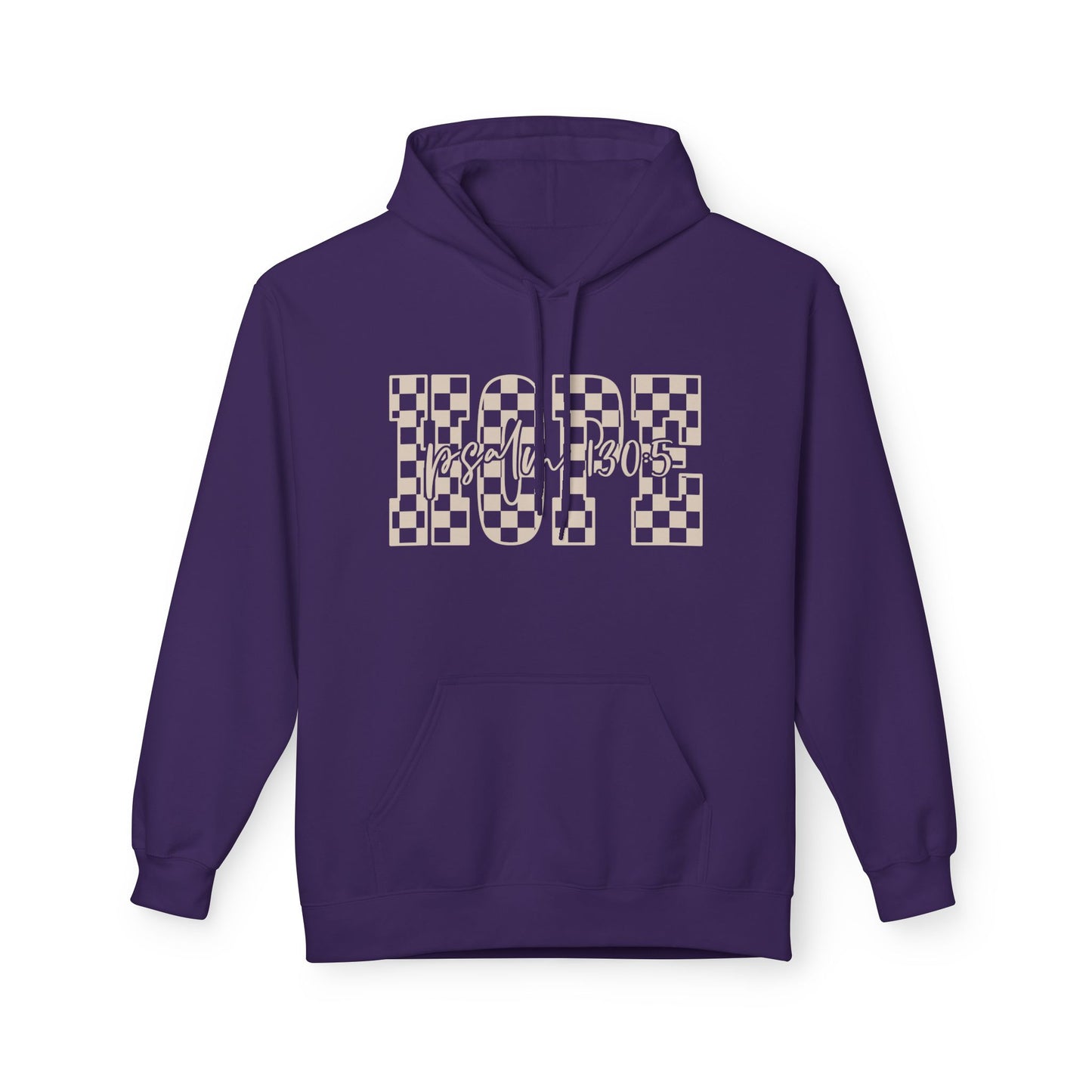 Hope Fleece Hoodie, Cozy Unisex Sweatshirt, Perfect Gift for Friends, Inspirational Apparel, Casual Wear, Self-Care Gift