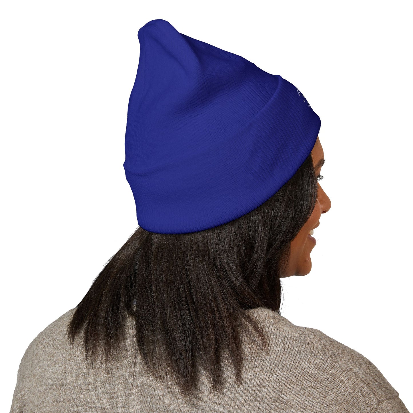 Cozy Cuffed Beanie with Embroidery, Fashion Accessory, Winter Gift, Outdoor Gear, Warm Headwear, Casual Style