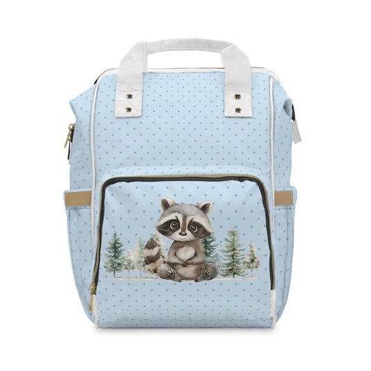 Cute Raccoon Multi-Use Diaper Backpack, Stylish Baby Bag, Practical Changing Backpack, Perfect for New Parents, Gift for Baby Showers
