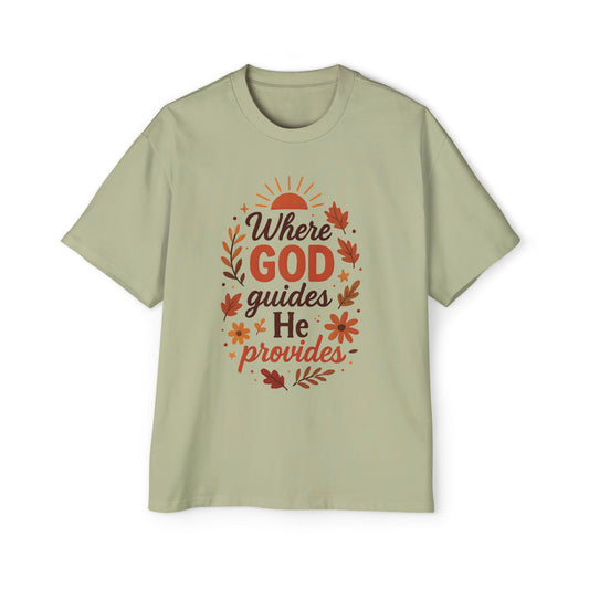 Unisex Oversized Motivational Tee - Perfect for Fall, Spiritual Wear, Casual Outings, Gifts, Comfort
