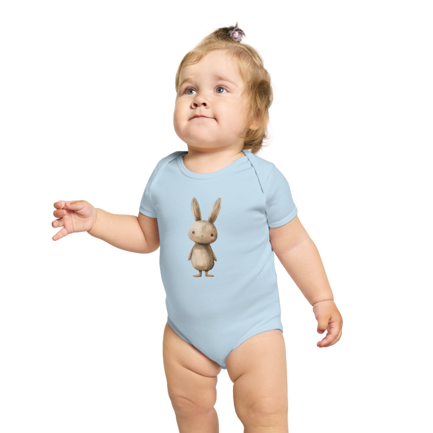 Adorable Bunny Baby Bodysuit, Cute Infant Outfit, Baby Shower Gift, Newborn Clothing, Toddler Wear, Easter Outfit