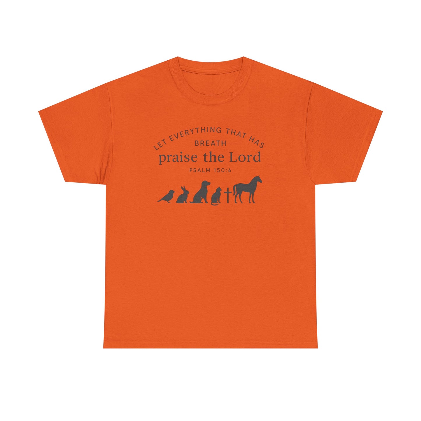 Inspirational Animal Praise Tee, Unisex Cotton T-Shirt, Christian Gifts, Nature Lover Apparel, Faith-Based Outfit