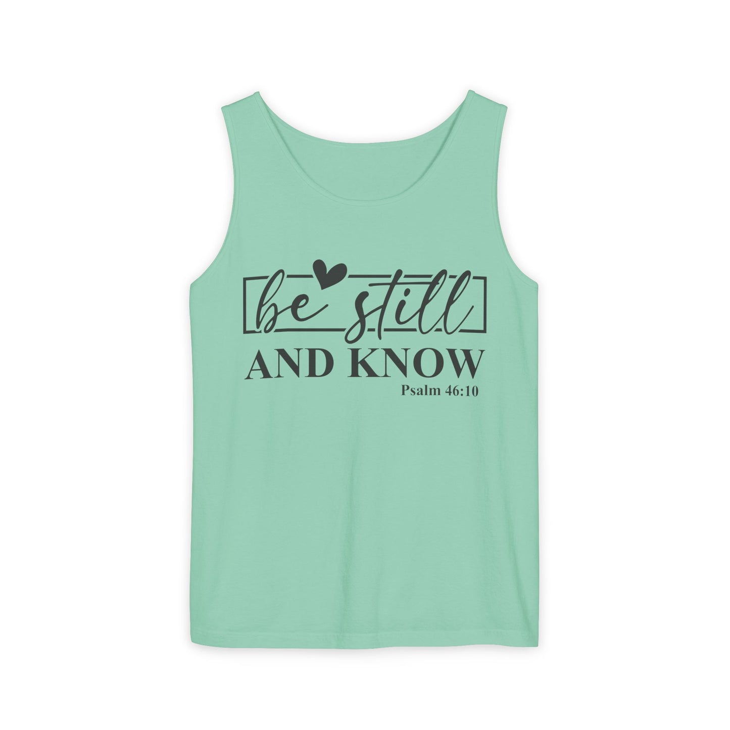 Faith-Inspiring Unisex Tank Top, Summer Apparel, Inspirational Gift, Bible Verse Top, Relaxed Fit, Perfect for Church Events