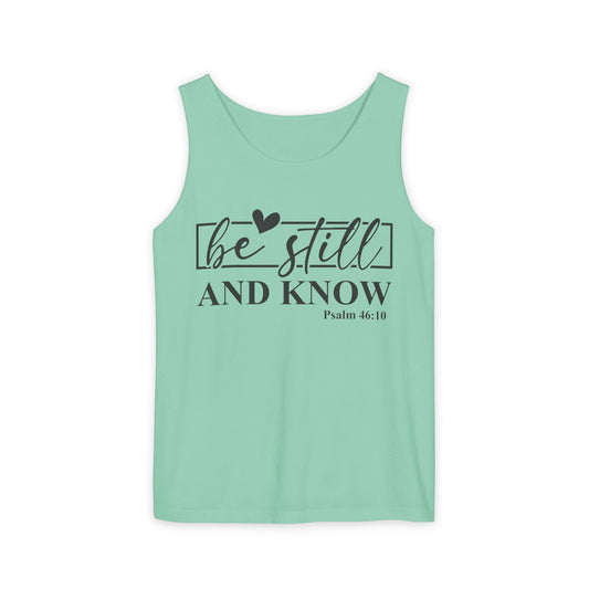 Faith-Inspiring Unisex Tank Top, Summer Apparel, Inspirational Gift, Bible Verse Top, Relaxed Fit, Perfect for Church Events