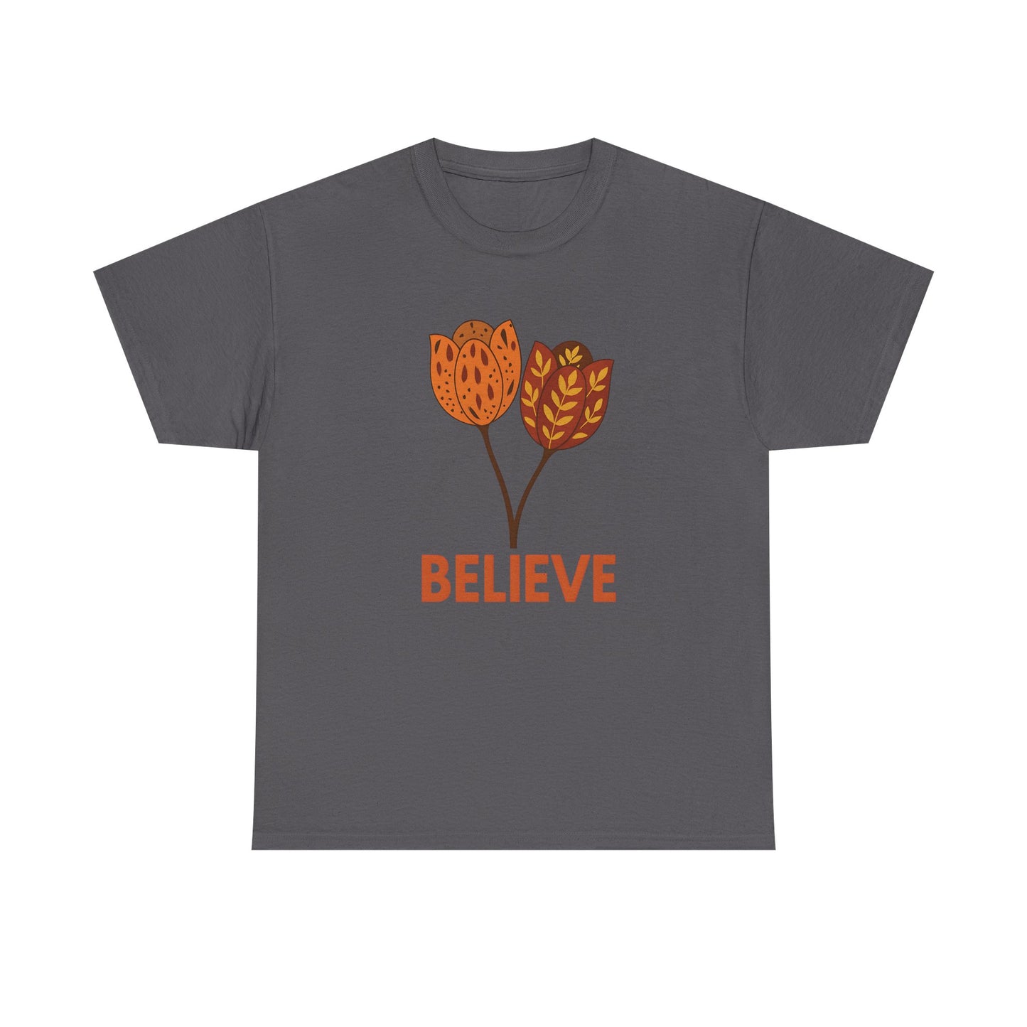 Believe in Yourself Floral Tee, Inspirational Shirt, Motivational Gift, Everyday Wear, Perfect for Spring