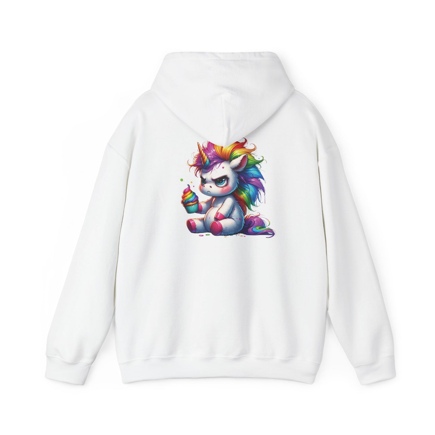 Rainbow Unicorn Hooded Sweatshirt, Cozy Sweatshirt, Funny Gift, Cute Hooded Top, Fun Unicorn Apparel, Winter Fashion, Trendy Streetwear
