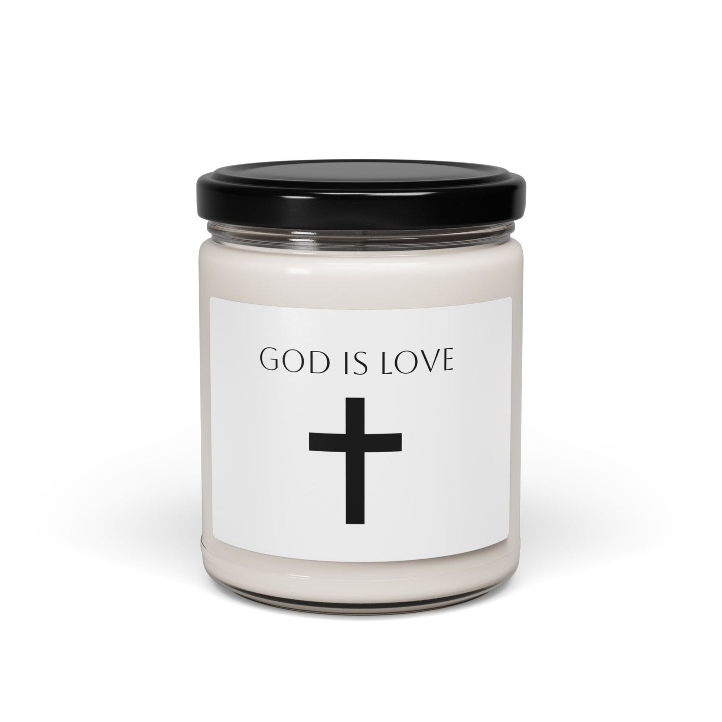 God is Love Scented Soy Candle, Spiritual Gift, Home Fragrance, Christian Décor, Relaxation Candle, Faith-Based Candle