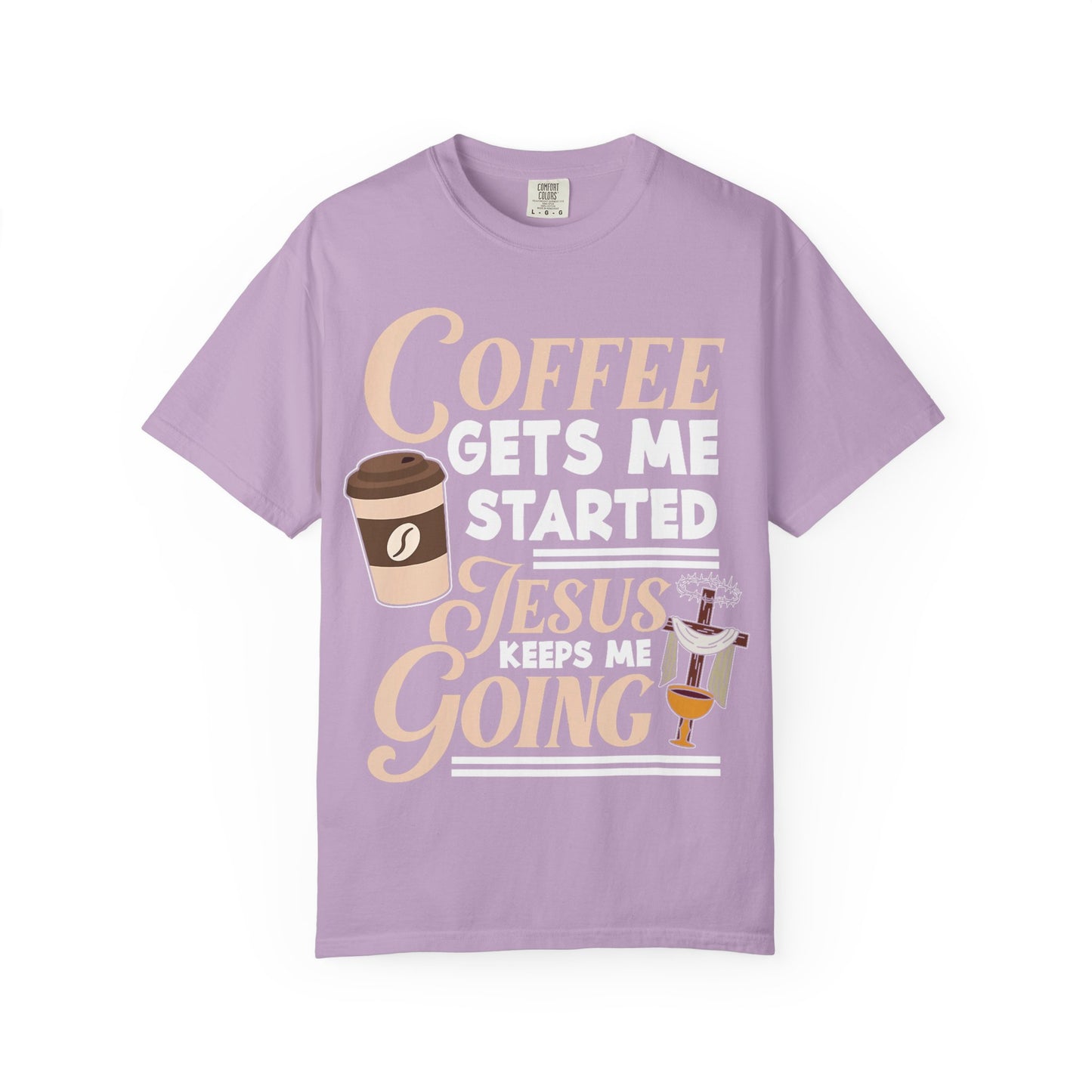 Coffee Jesus Unisex T-Shirt, Casual Graphic Tee, Christian Shirt Gift, Relaxed Fit Top, Gift for Coffee Lovers