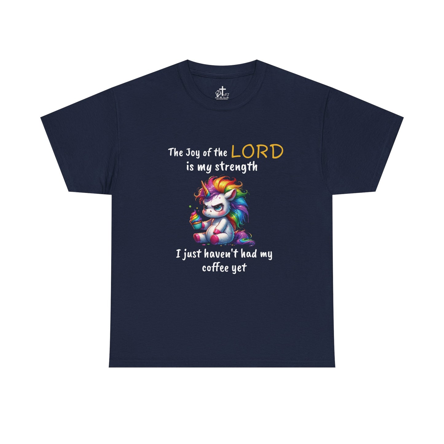 Christian Unisex Tee - Colorful Strength Design, Inspirational Gift, Coffee Lovers T-Shirt, Faith-Based Apparel, Casual Wear, funny tee