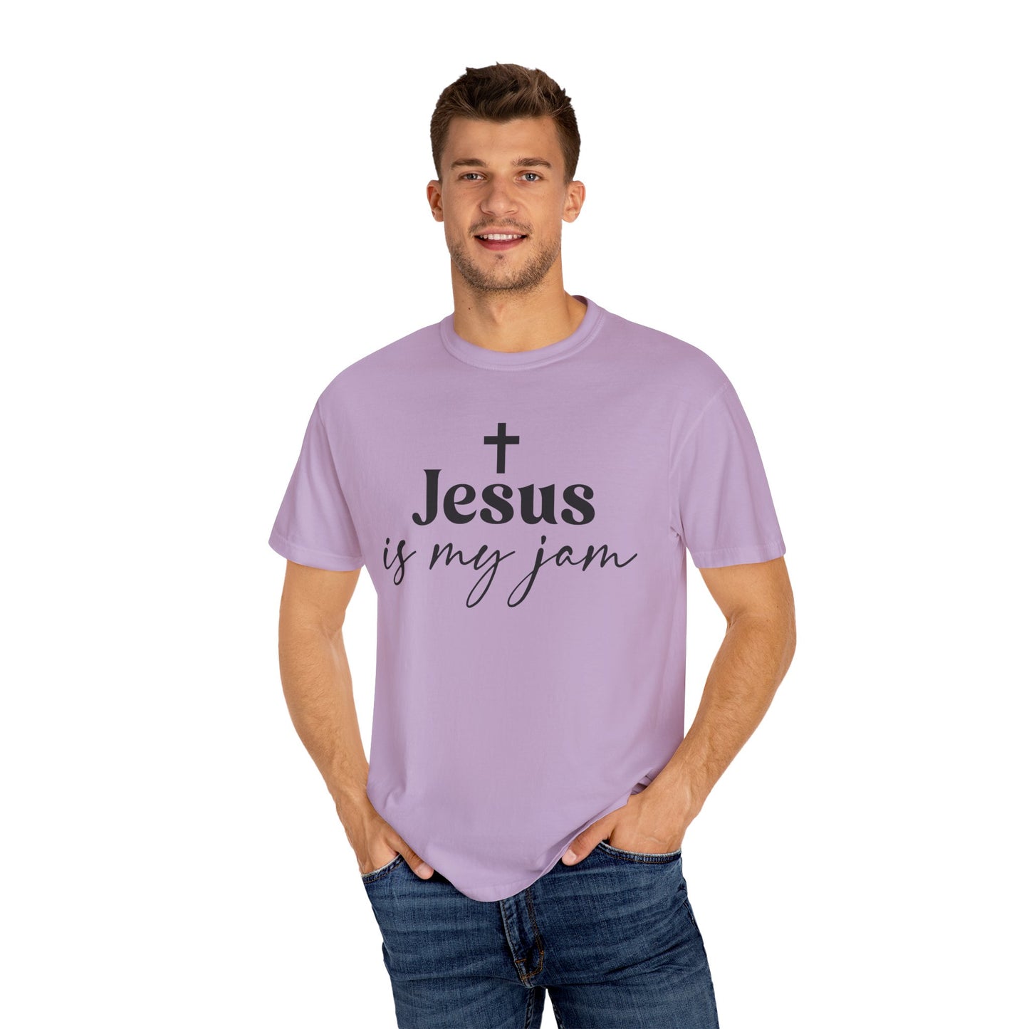 Unisex Garment-Dyed T-shirt, Christian Apparel, Jesus tee, Faith based apparel, Christian gift