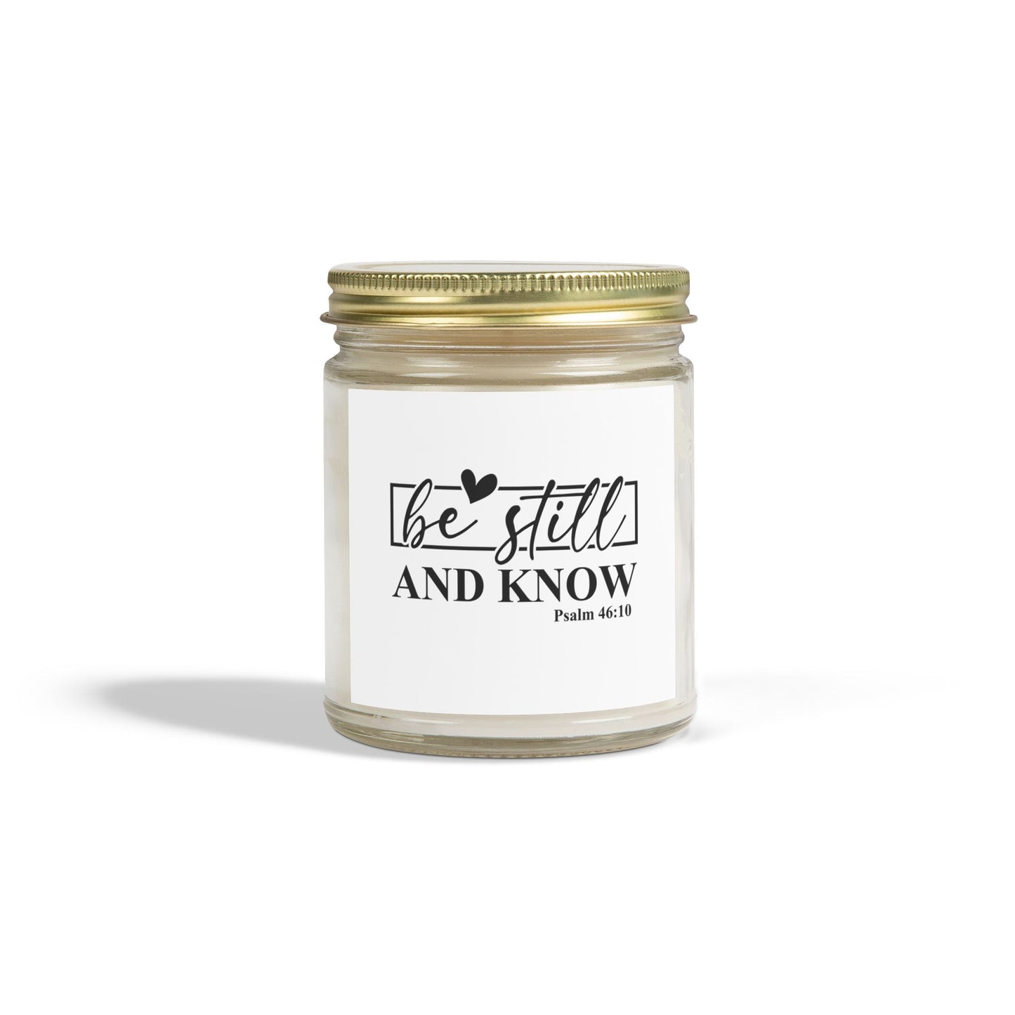 Be Still Candle - Scented Coconut Apricot Wax | Spiritual Home Decor, Gift for Mom, Meditation, Relaxation, Self-Care