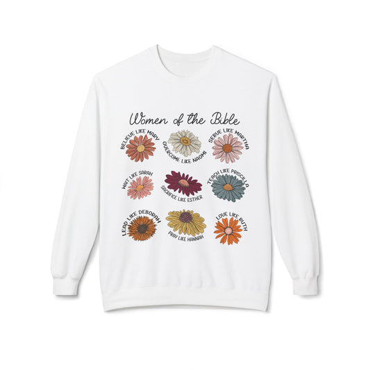 Women of the Bible Sweatshirt, Inspirational Crewneck, Christian Gift, Faith Apparel, Bible Study Wear
