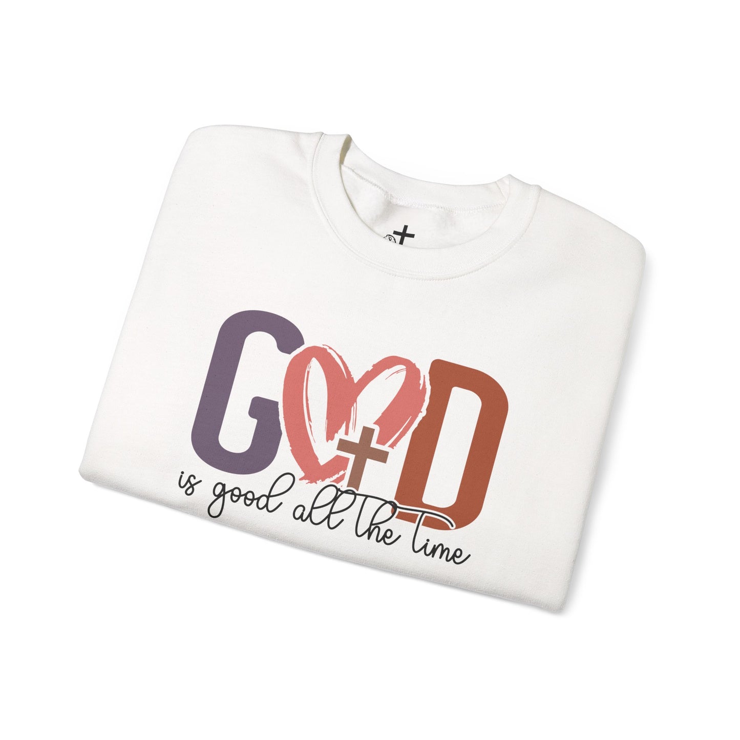 Faith-Inspired Crewneck Sweatshirt - God is Good, Unisex Sweatshirt, Religious Apparel, Everyday Comfort, Inspirational Gift