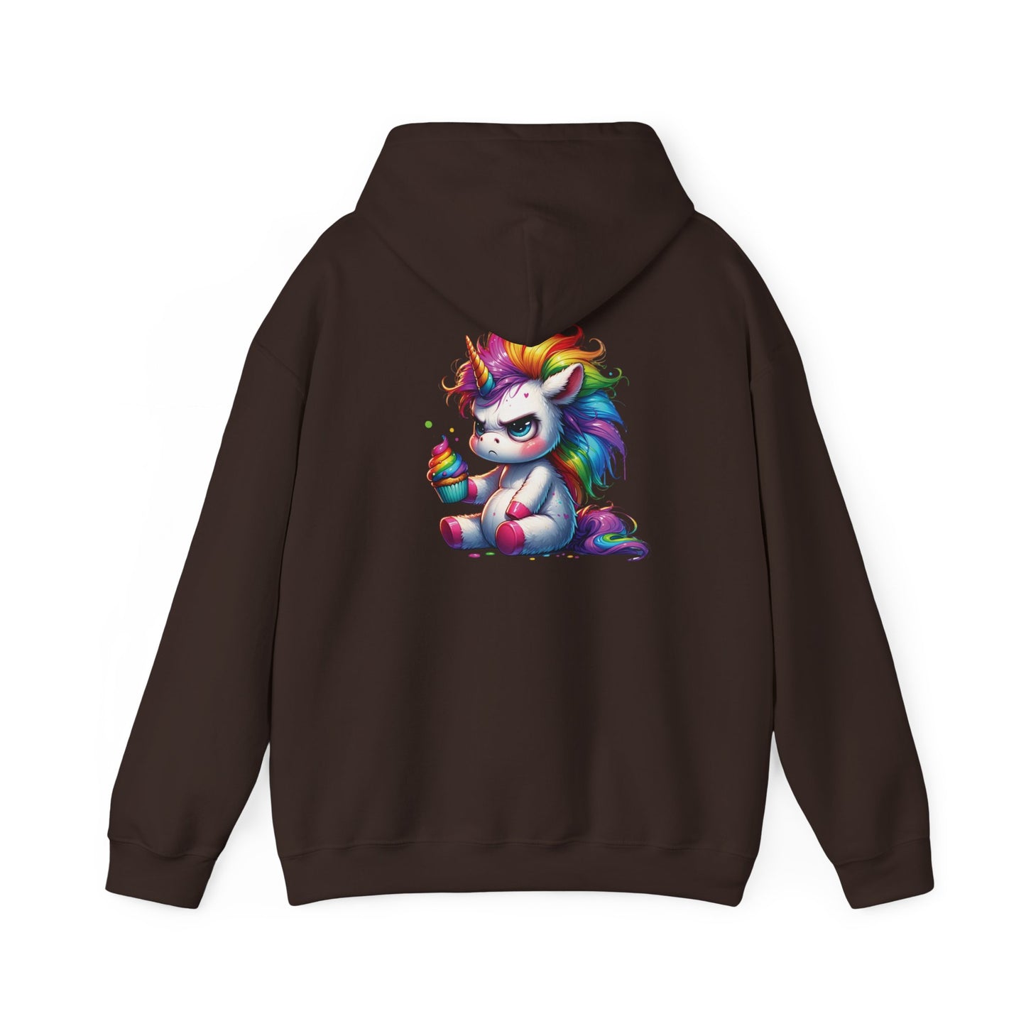 Rainbow Unicorn Hooded Sweatshirt, Cozy Sweatshirt, Funny Gift, Cute Hooded Top, Fun Unicorn Apparel, Winter Fashion, Trendy Streetwear