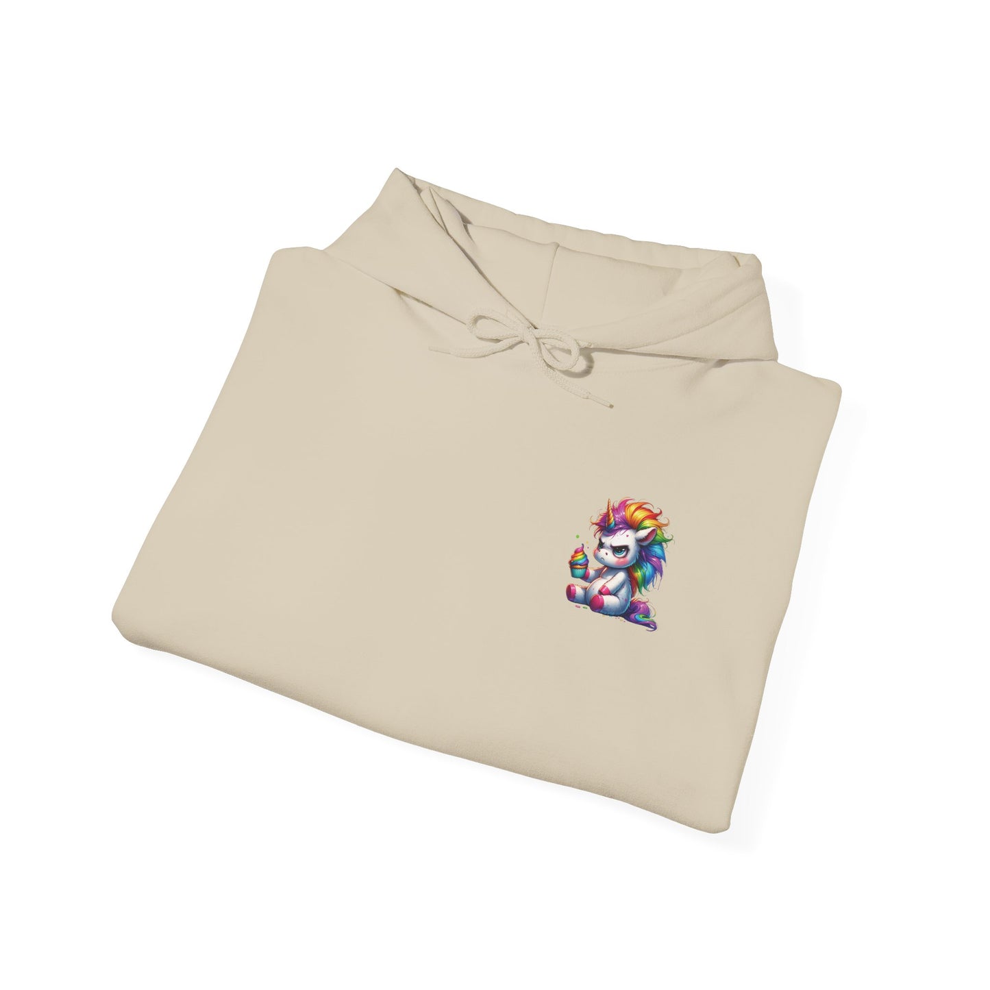 Rainbow Unicorn Hooded Sweatshirt, Cozy Sweatshirt, Funny Gift, Cute Hooded Top, Fun Unicorn Apparel, Winter Fashion, Trendy Streetwear