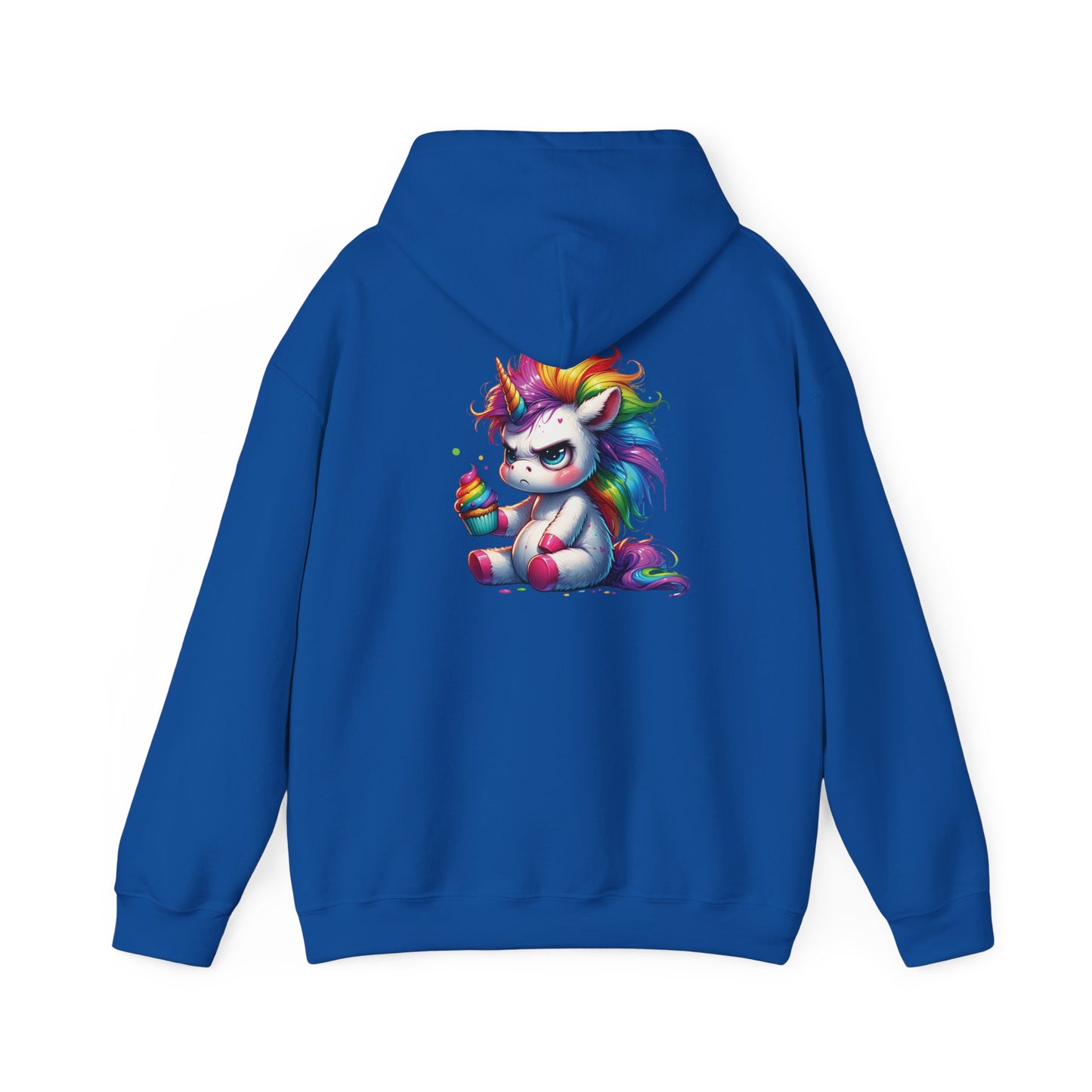 Rainbow Unicorn Hooded Sweatshirt, Cozy Sweatshirt, Funny Gift, Cute Hooded Top, Fun Unicorn Apparel, Winter Fashion, Trendy Streetwear