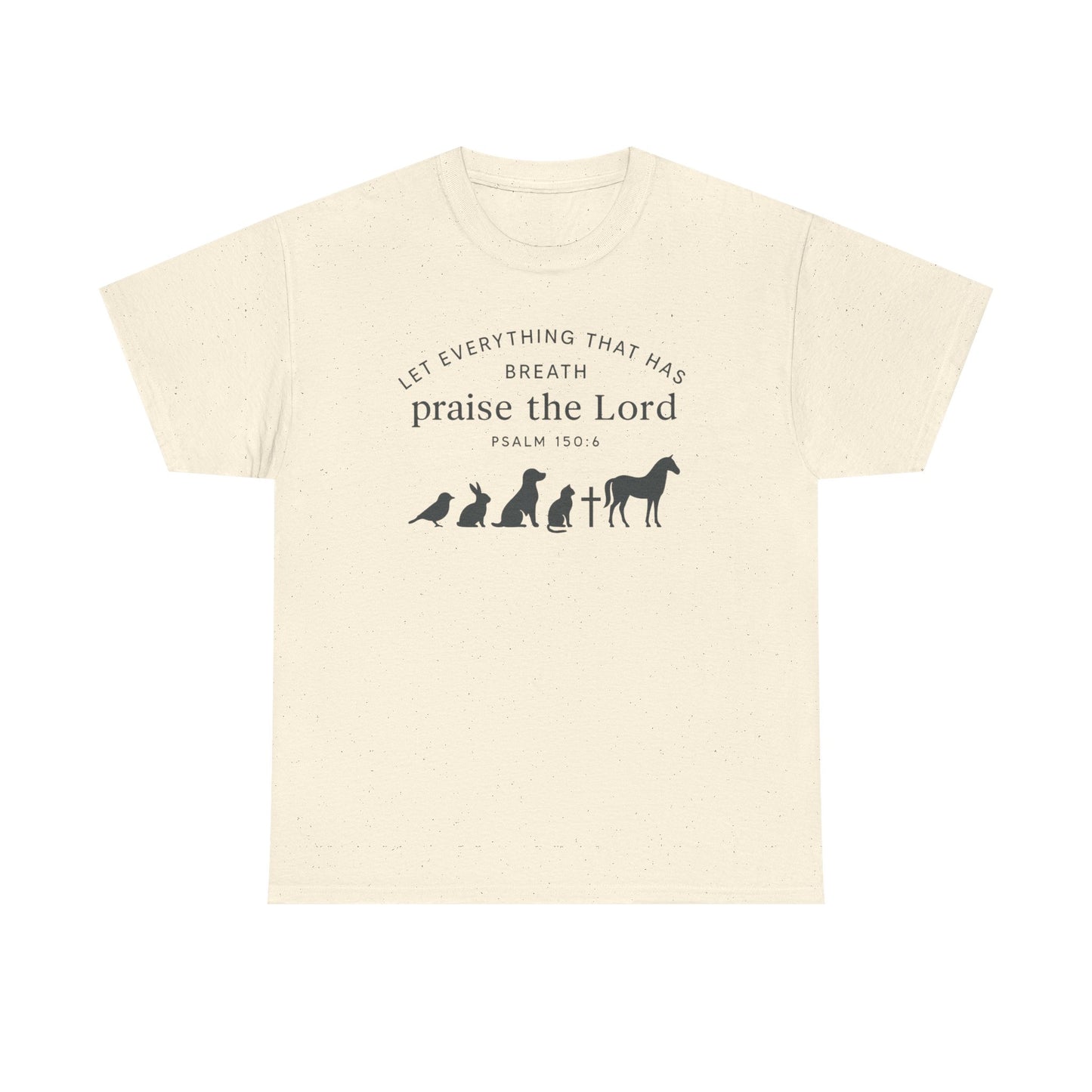 Inspirational Animal Praise Tee, Unisex Cotton T-Shirt, Christian Gifts, Nature Lover Apparel, Faith-Based Outfit