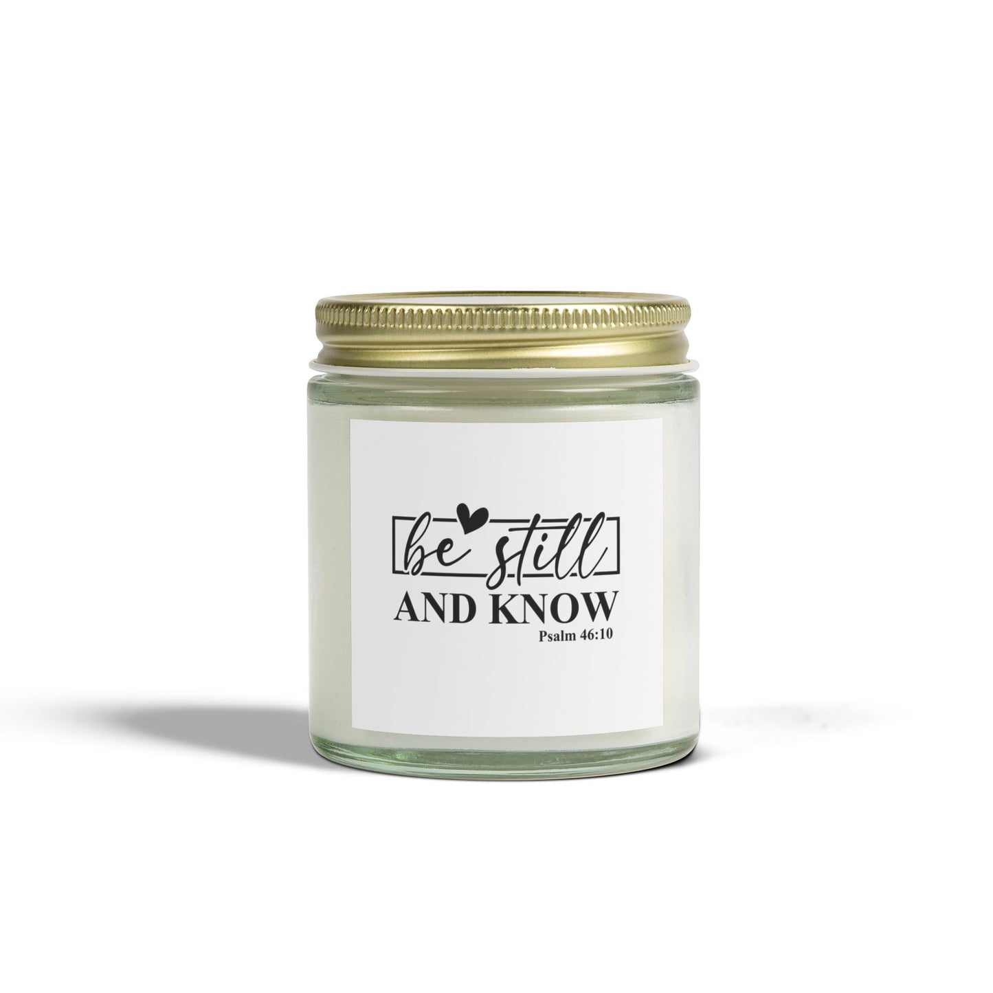 Be Still Candle - Scented Coconut Apricot Wax | Spiritual Home Decor, Gift for Mom, Meditation, Relaxation, Self-Care