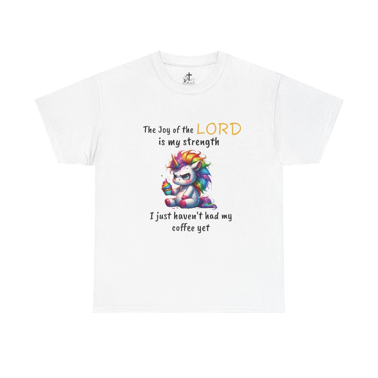 Christian Unisex Tee - Colorful Strength Design, Inspirational Gift, Coffee Lovers T-Shirt, Faith-Based Apparel, Casual Wear, funny tee