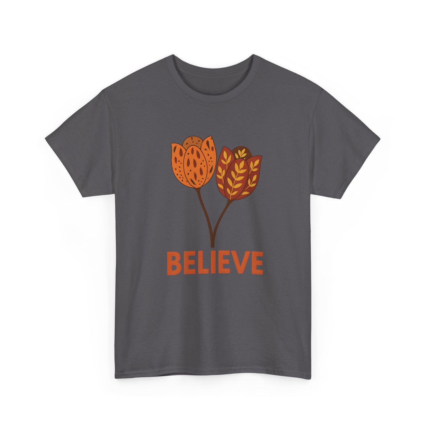 Believe in Yourself Floral Tee, Inspirational Shirt, Motivational Gift, Everyday Wear, Perfect for Spring