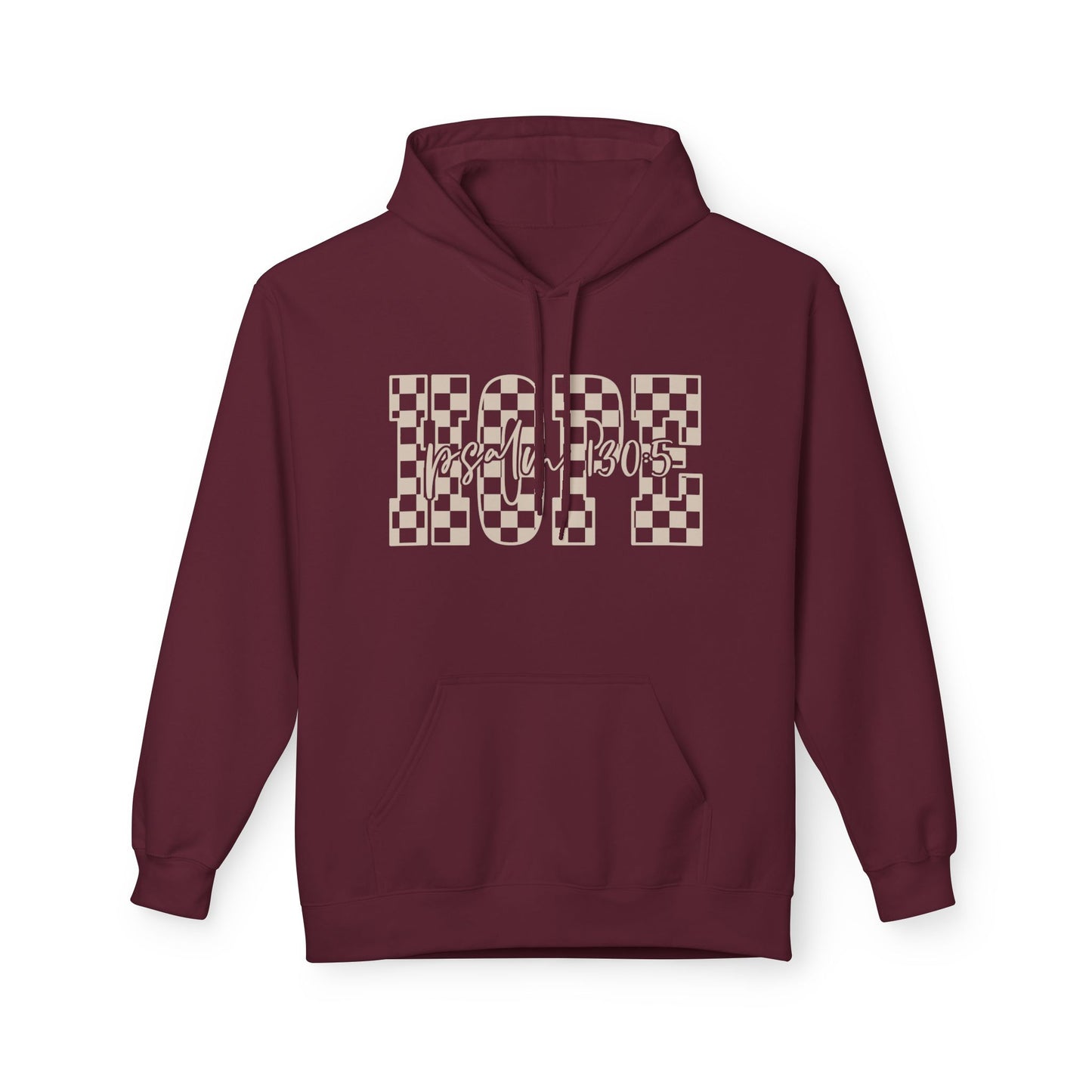Hope Fleece Hoodie, Cozy Unisex Sweatshirt, Perfect Gift for Friends, Inspirational Apparel, Casual Wear, Self-Care Gift