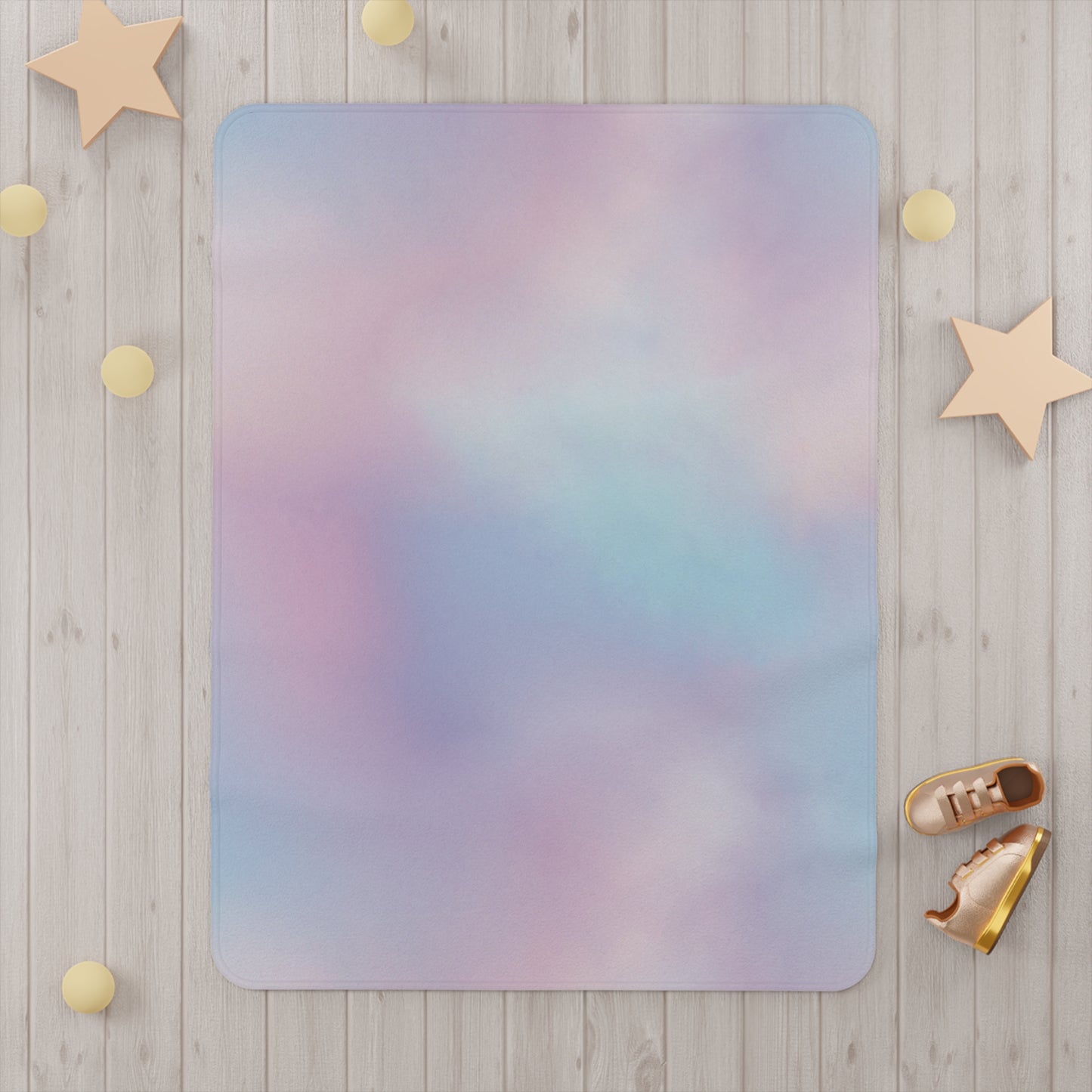 Pastel Dreams Toddler Blanket - Soft Nursery Accessory, Ideal for Baby Showers, Cozy Comfort, Playtime, Lightweight Blanket