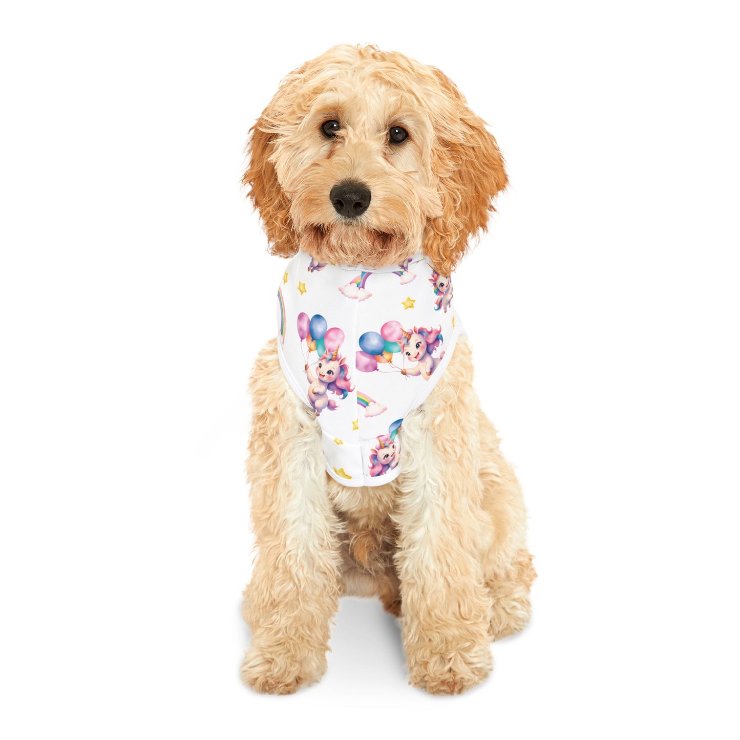 Whimsical Unicorn Pet Hoodie, Cute Dog Sweater, Adorable Puppy Apparel, Fun Pet Costume, Pet Party Outfit, Birthday Dog Clothes