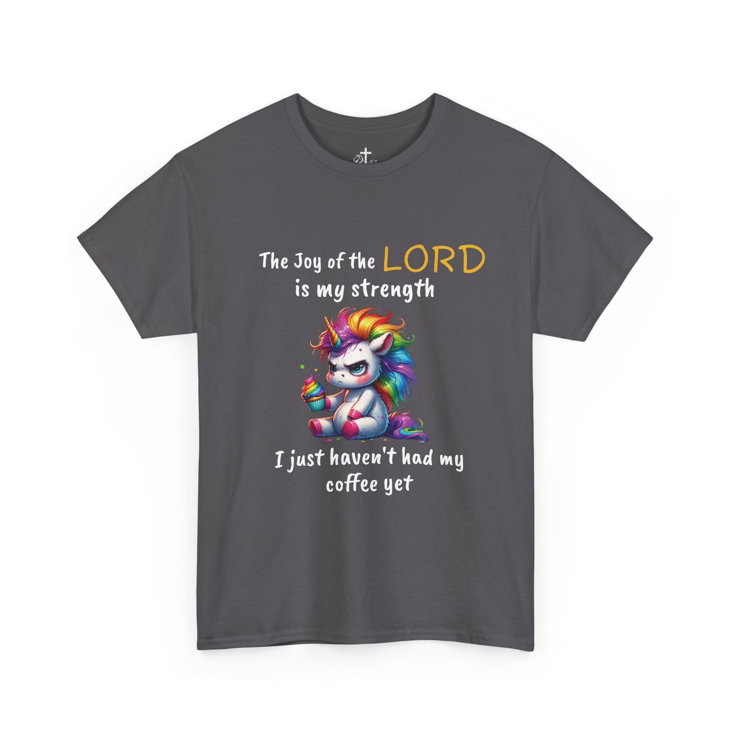 Christian Unisex Tee - Colorful Strength Design, Inspirational Gift, Coffee Lovers T-Shirt, Faith-Based Apparel, Casual Wear, funny tee