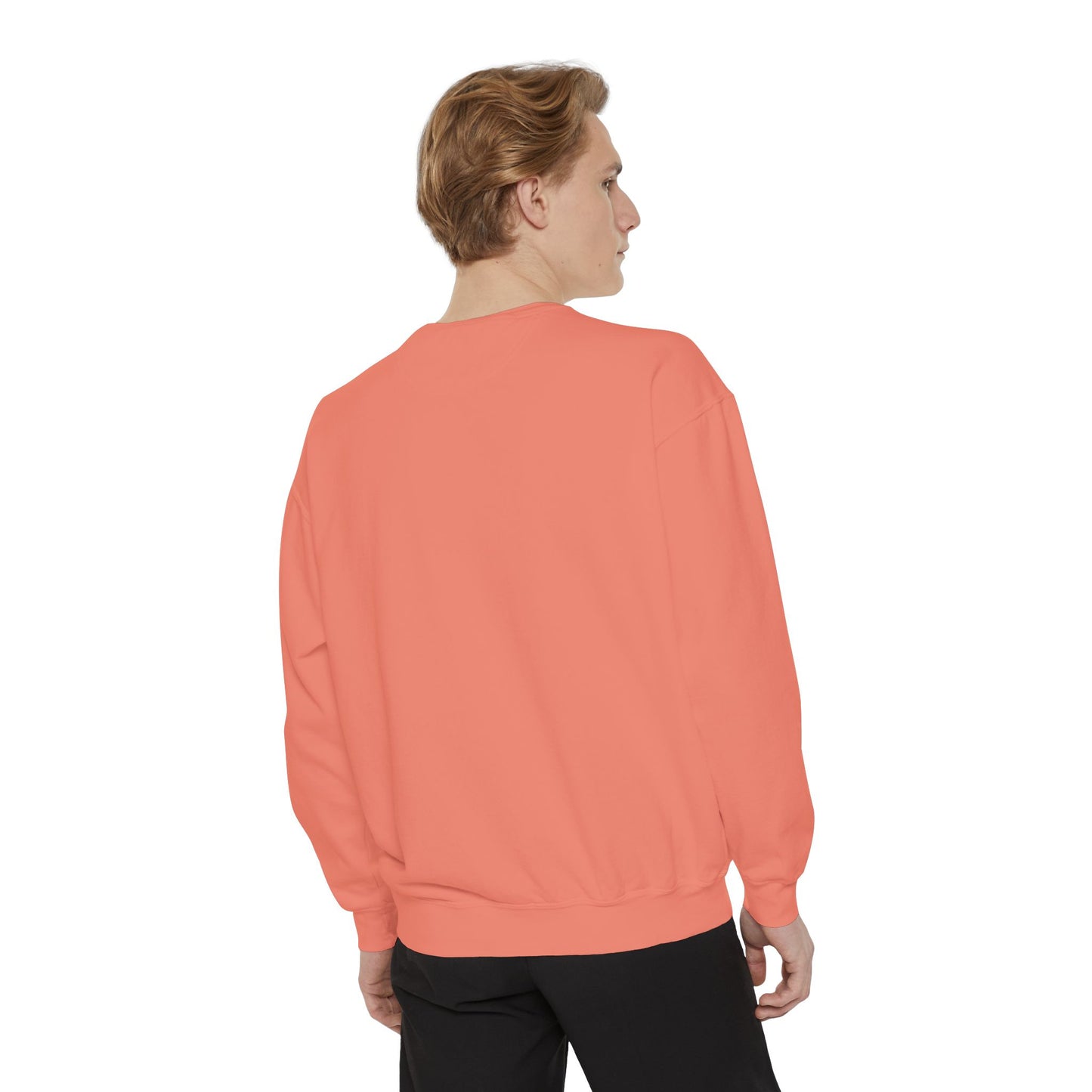 Unisex Motivational Sweatshirt - Be the Light, Garment-Dyed, Cozy Fall Style, Inspirational Gift, Christian Apparel, Everyday Wear