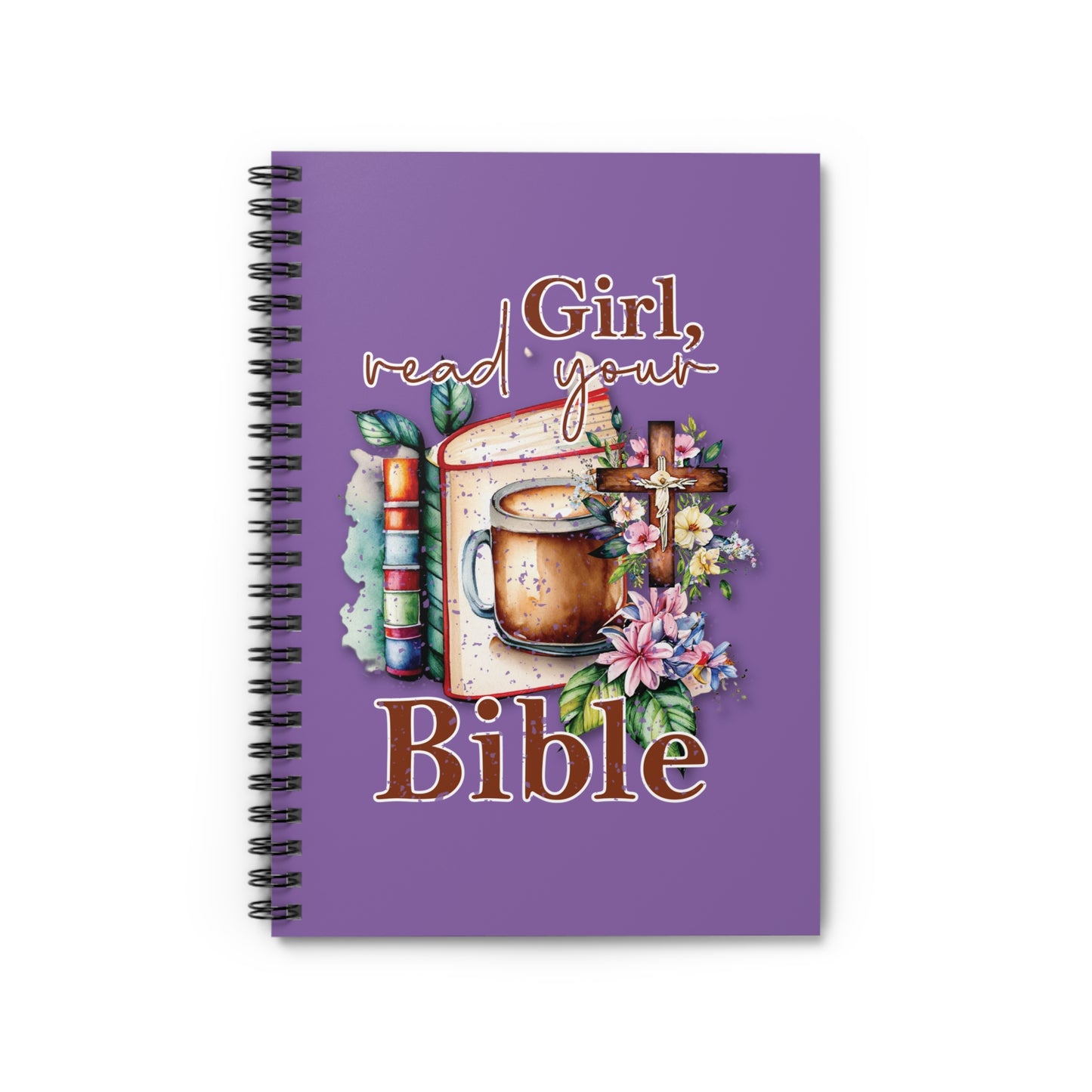 Bible Study Notebook, Floral Journal, Spiritual Gift, Inspirational Stationery, Christian Supplies, Gifts for Her