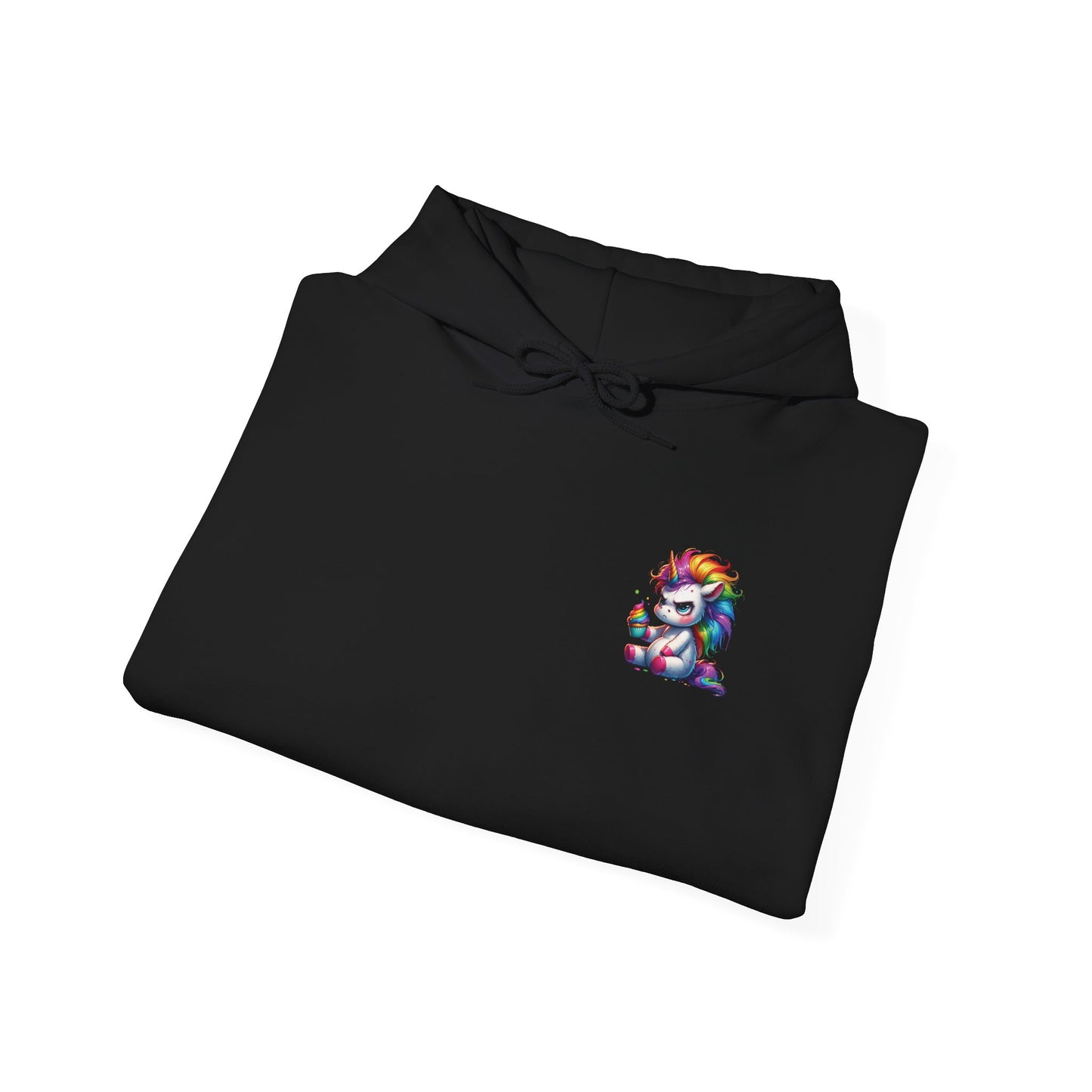 Rainbow Unicorn Hooded Sweatshirt, Cozy Sweatshirt, Funny Gift, Cute Hooded Top, Fun Unicorn Apparel, Winter Fashion, Trendy Streetwear