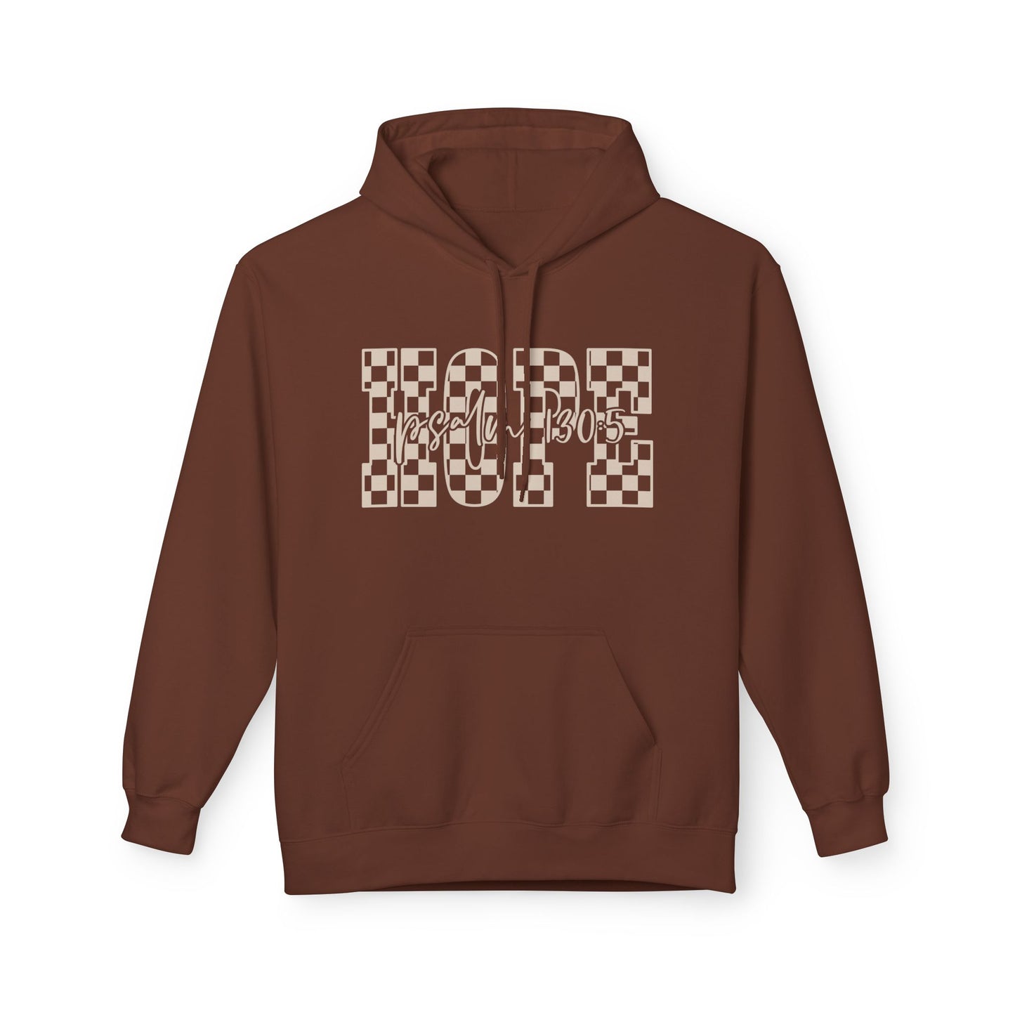 Hope Fleece Hoodie, Cozy Unisex Sweatshirt, Perfect Gift for Friends, Inspirational Apparel, Casual Wear, Self-Care Gift