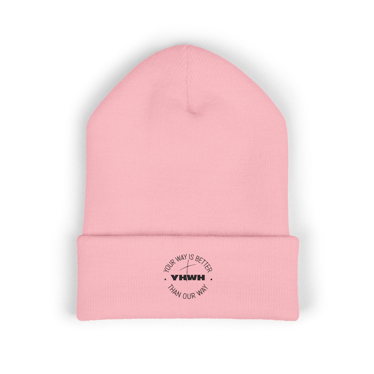 Embroidered Classic Cuffed Beanie - Stylish Winter Accessory, Unisex Knit Cap, Cozy Headwear for All Occasions, Perfect Gift for Him/Her