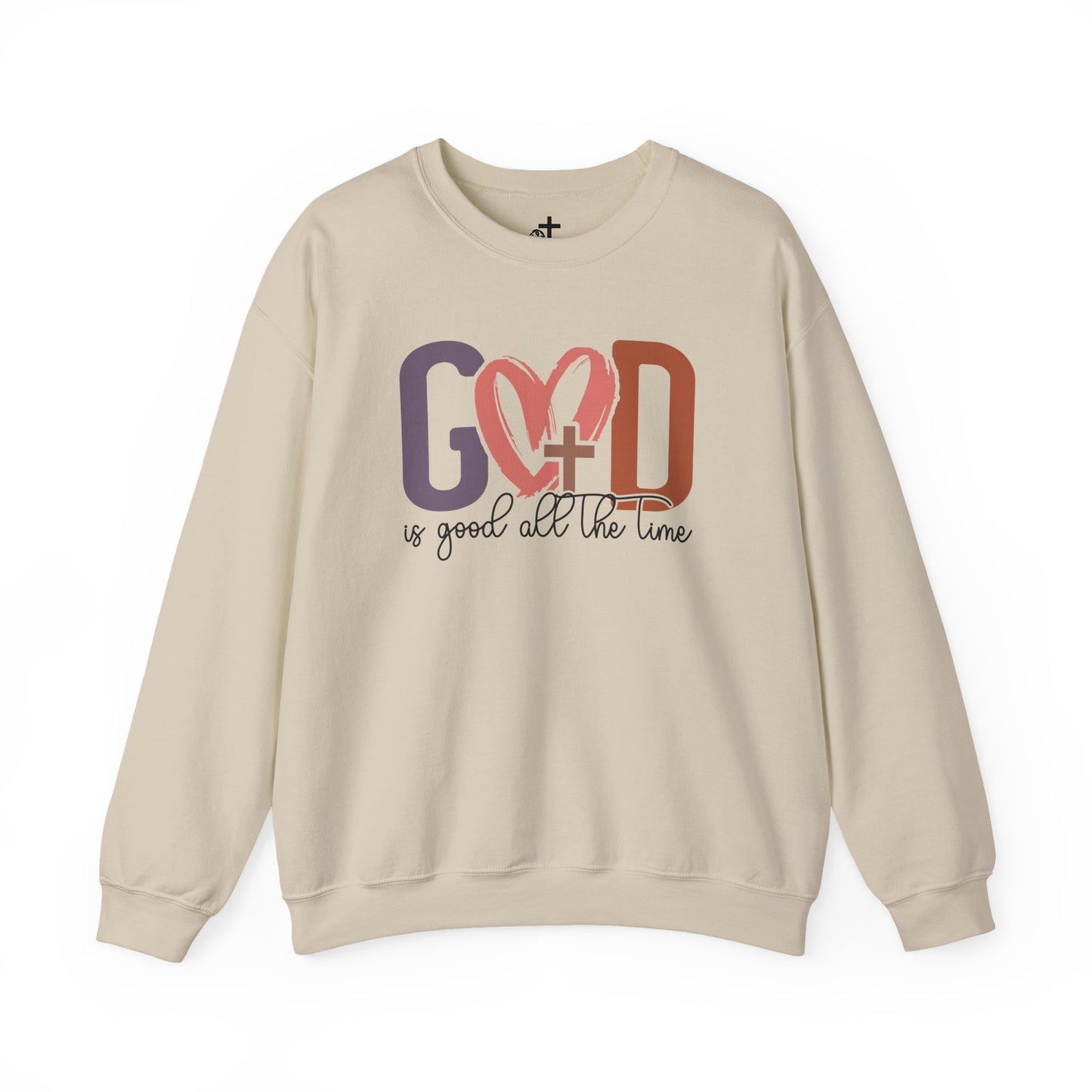 Faith-Inspired Crewneck Sweatshirt - God is Good, Unisex Sweatshirt, Religious Apparel, Everyday Comfort, Inspirational Gift