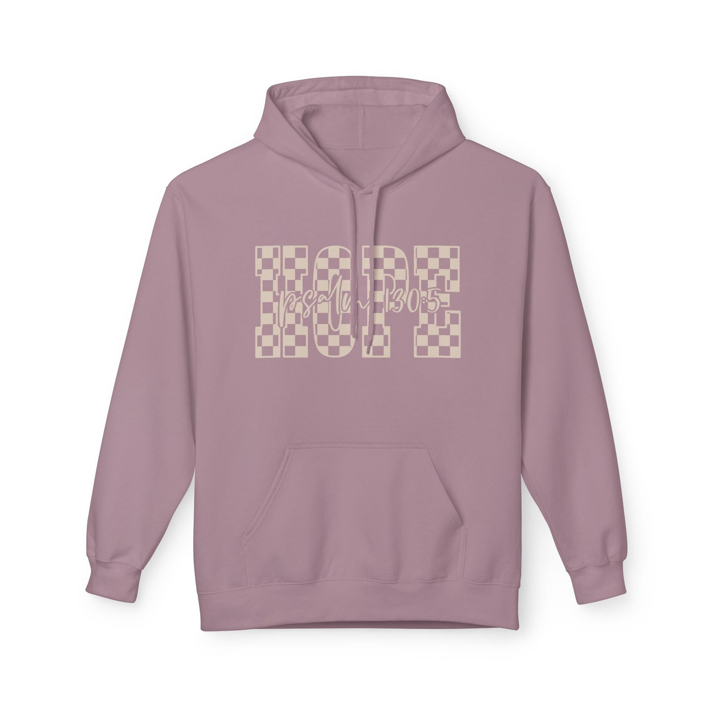 Hope Fleece Hoodie, Cozy Unisex Sweatshirt, Perfect Gift for Friends, Inspirational Apparel, Casual Wear, Self-Care Gift