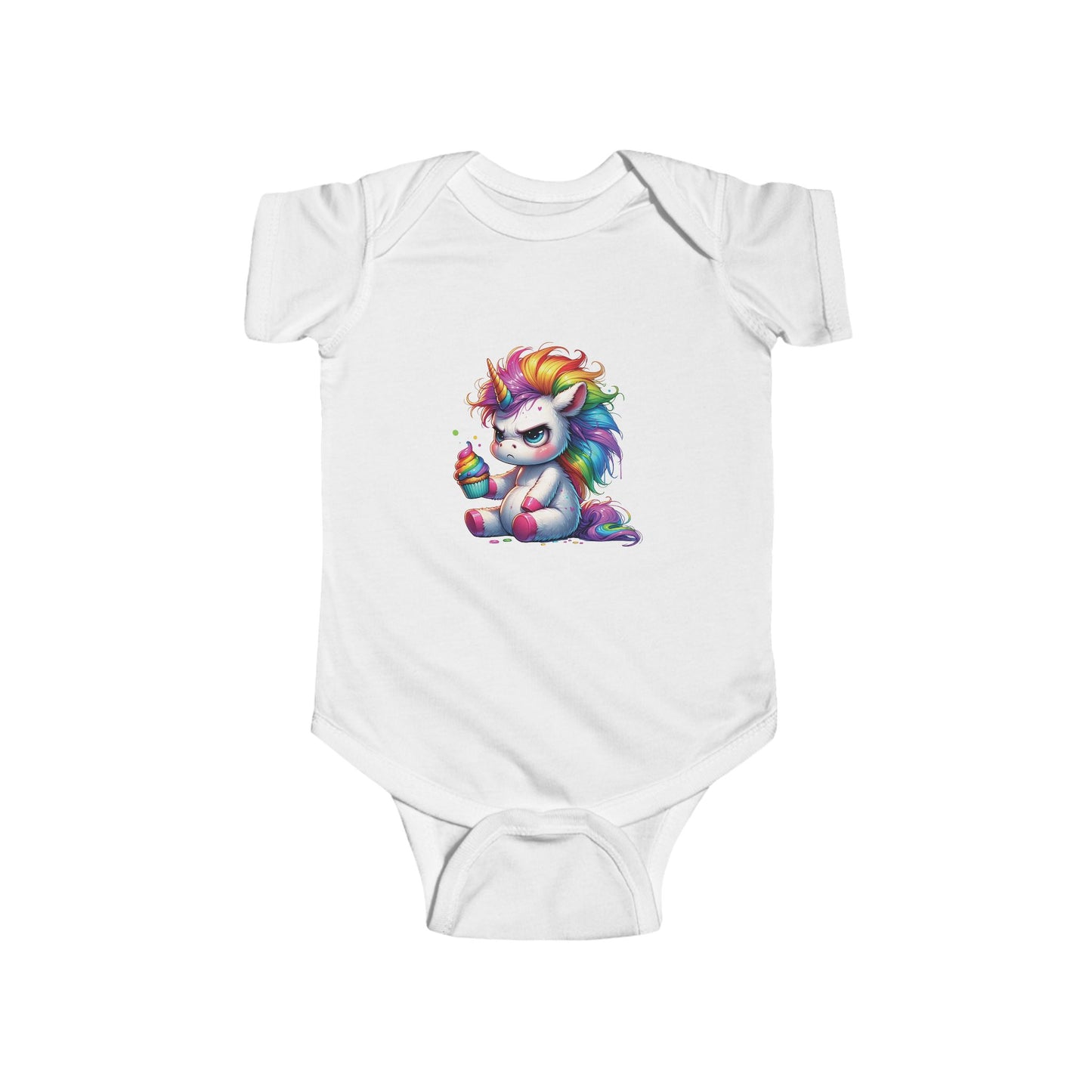 Rainbow Unicorn Infant Onesie, Cute Baby Outfit, Baby Shower Gift, Toddler Apparel, Gender Neutral Babywear