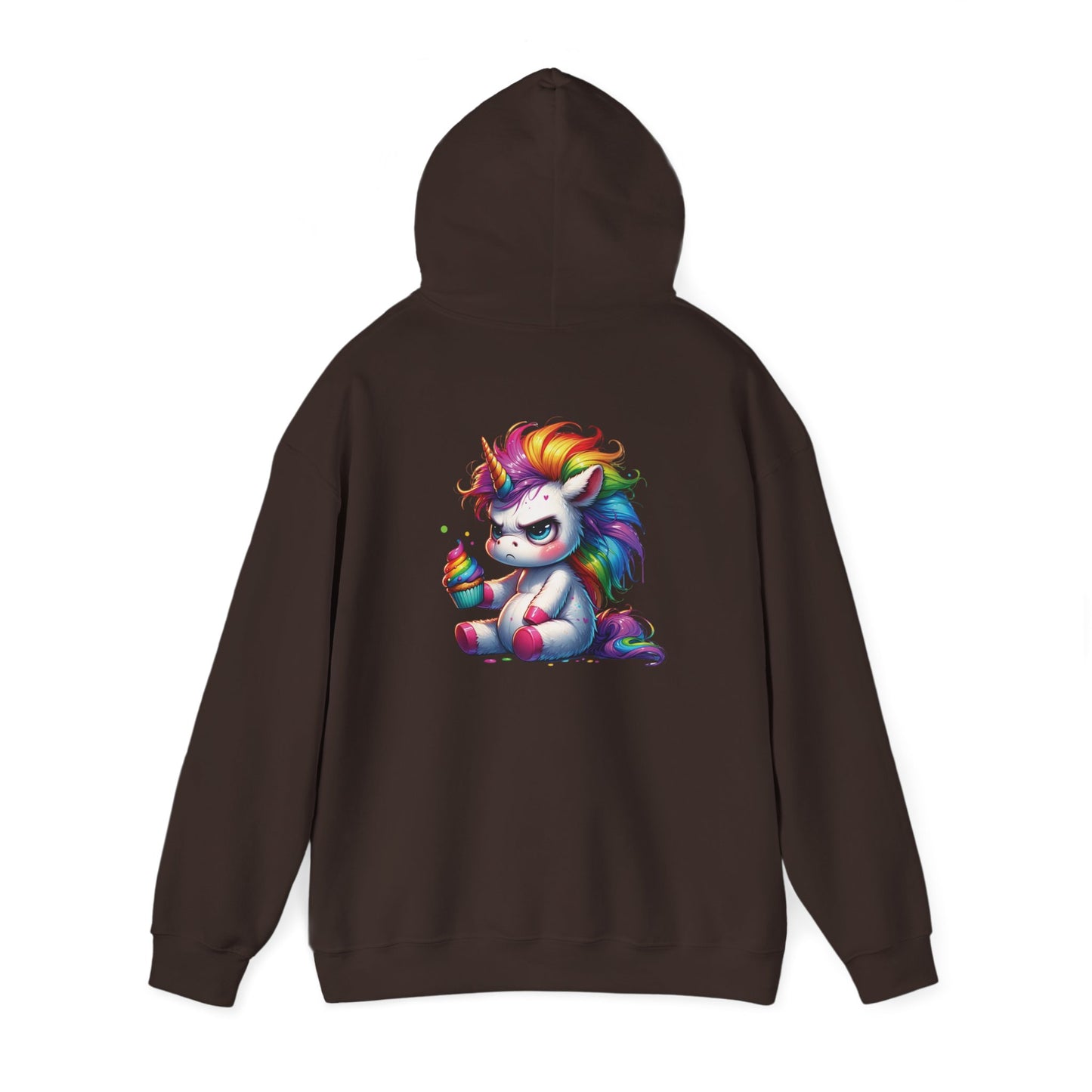 Rainbow Unicorn Hooded Sweatshirt, Cozy Sweatshirt, Funny Gift, Cute Hooded Top, Fun Unicorn Apparel, Winter Fashion, Trendy Streetwear