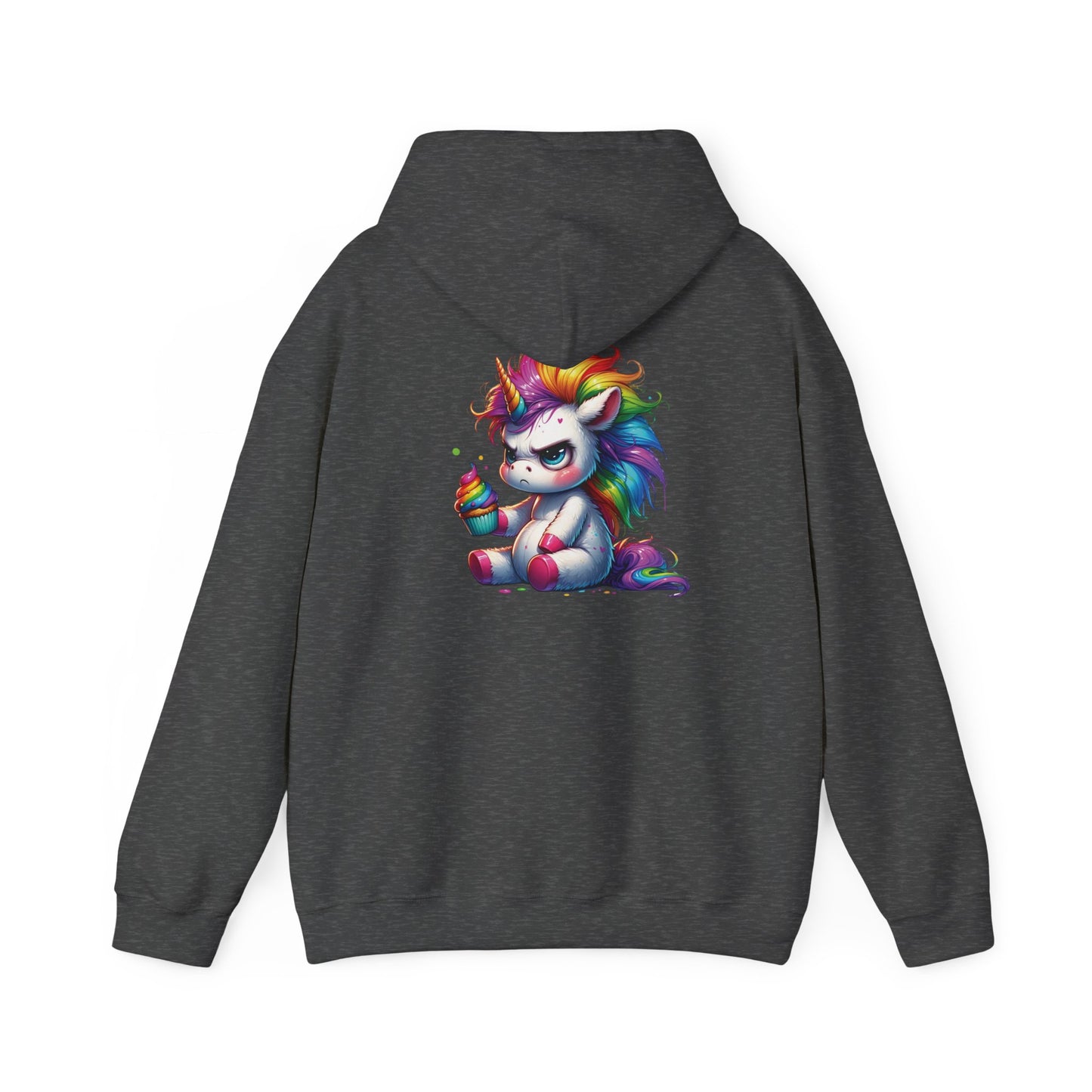Rainbow Unicorn Hooded Sweatshirt, Cozy Sweatshirt, Funny Gift, Cute Hooded Top, Fun Unicorn Apparel, Winter Fashion, Trendy Streetwear
