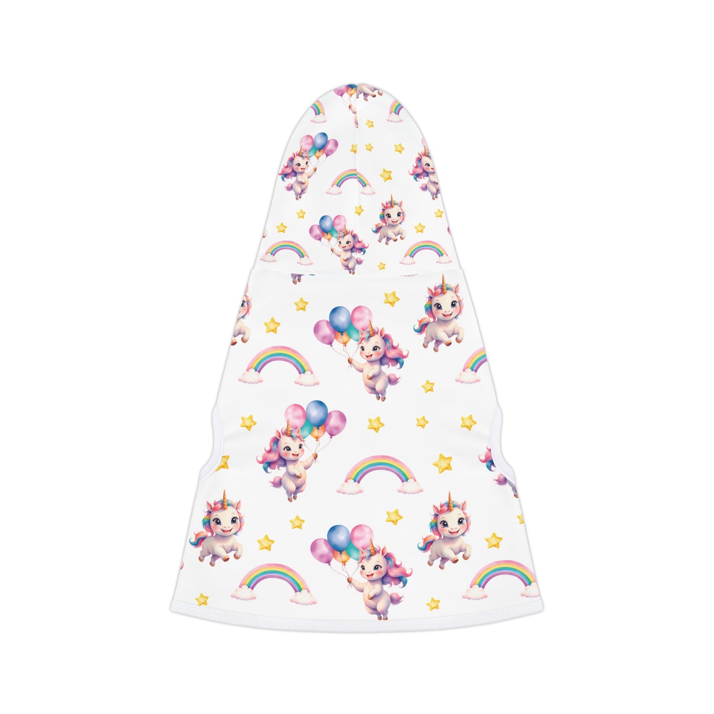 Whimsical Unicorn Pet Hoodie, Cute Dog Sweater, Adorable Puppy Apparel, Fun Pet Costume, Pet Party Outfit, Birthday Dog Clothes