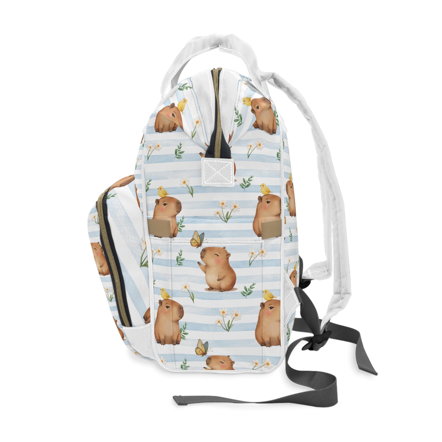 Cute Animal Print Diaper Backpack - Trendy Baby Bag, Stylish Mummy Backpack, Ideal for Baby Showers, Travel, and Daily Use