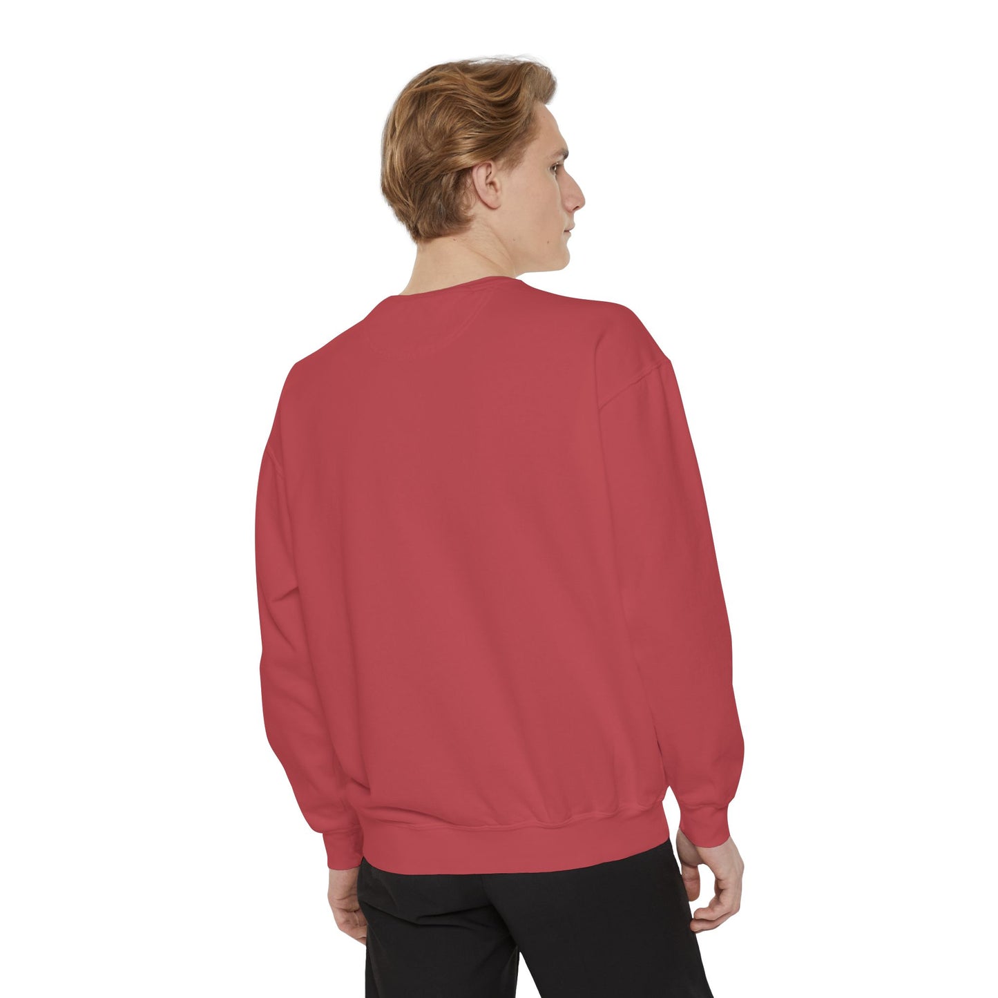 Unisex Motivational Sweatshirt - Be the Light, Garment-Dyed, Cozy Fall Style, Inspirational Gift, Christian Apparel, Everyday Wear