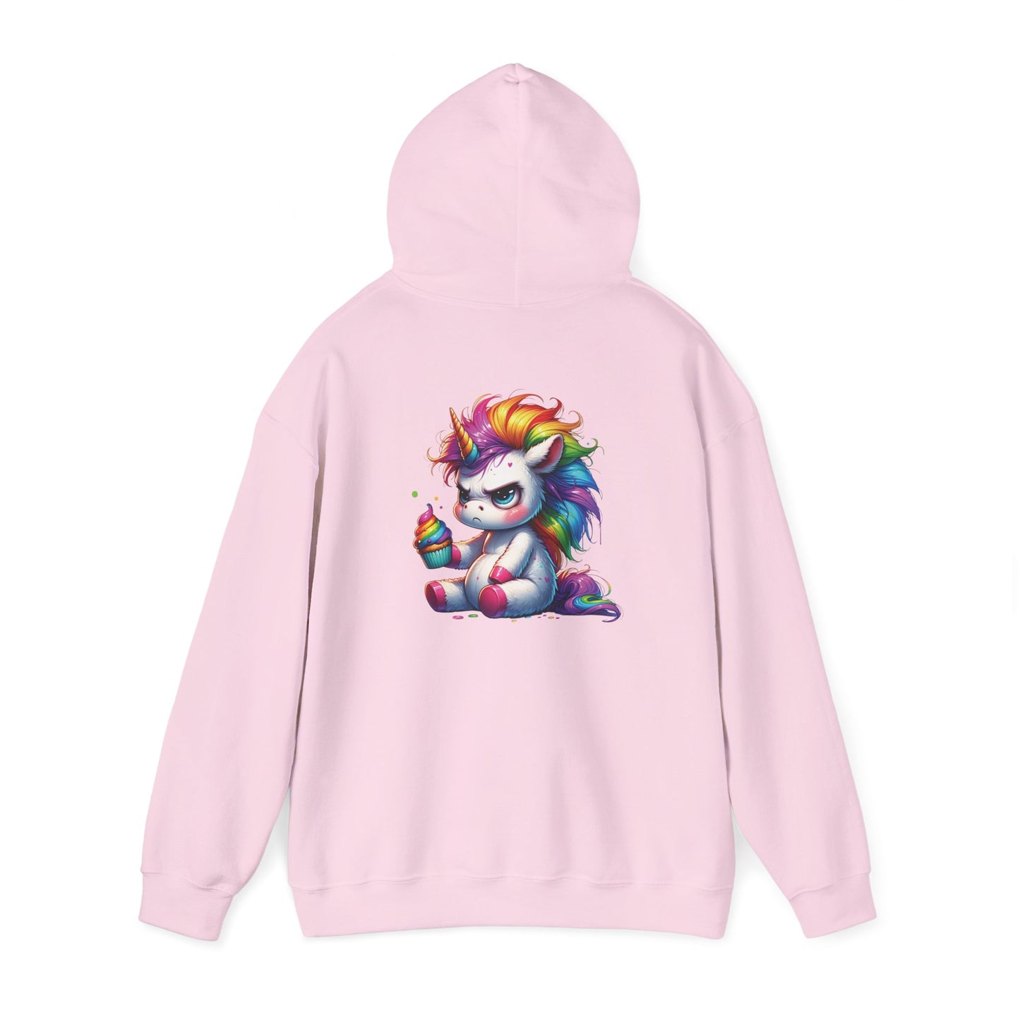 Rainbow Unicorn Hooded Sweatshirt, Cozy Sweatshirt, Funny Gift, Cute Hooded Top, Fun Unicorn Apparel, Winter Fashion, Trendy Streetwear