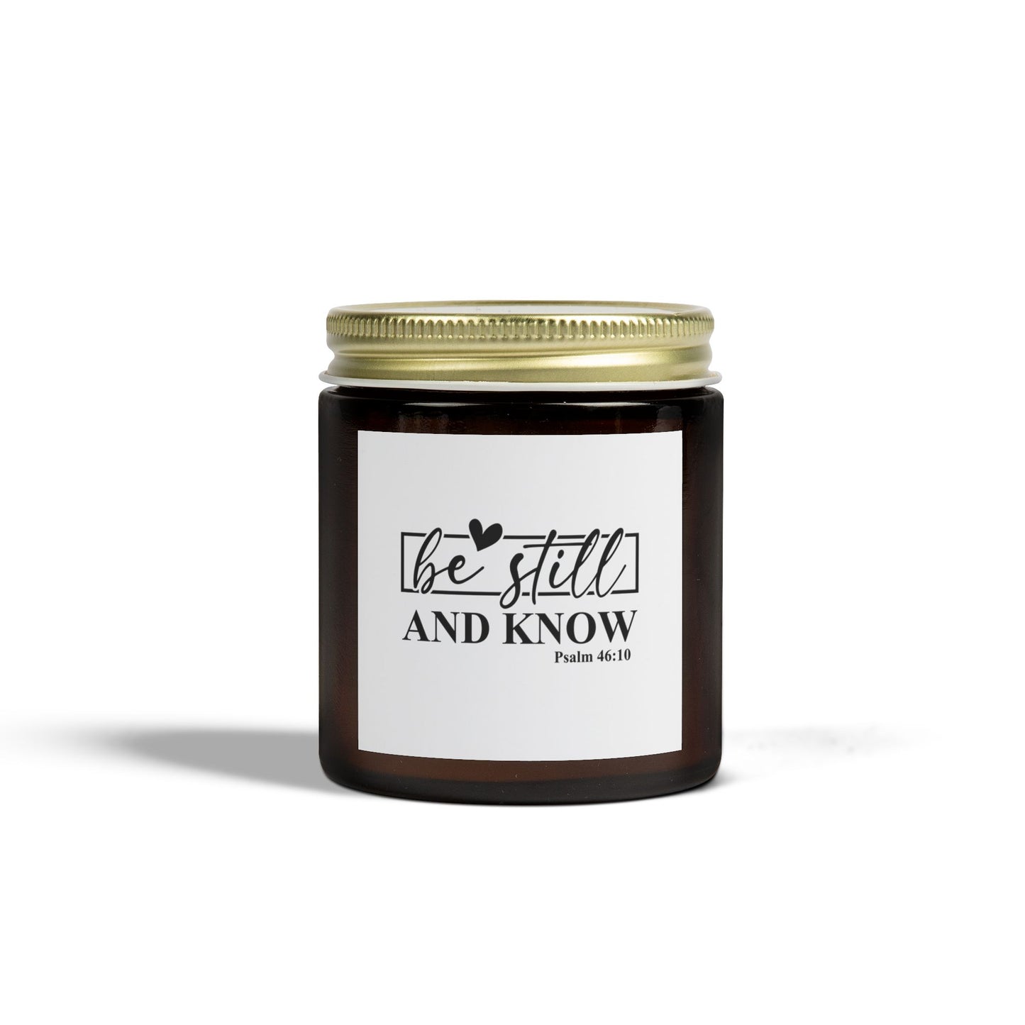 Be Still Candle - Scented Coconut Apricot Wax | Spiritual Home Decor, Gift for Mom, Meditation, Relaxation, Self-Care