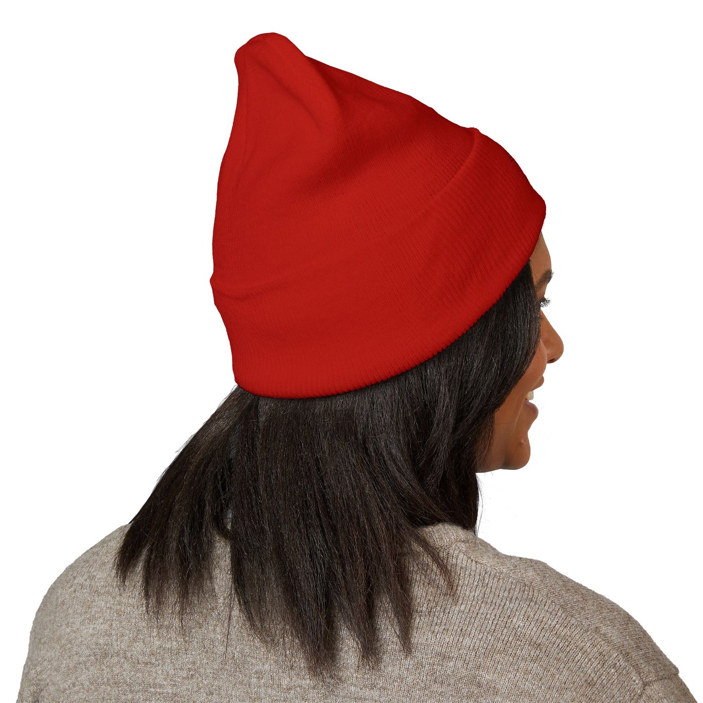 Embroidered Classic Cuffed Beanie - Stylish Winter Accessory, Unisex Knit Cap, Cozy Headwear for All Occasions, Perfect Gift for Him/Her