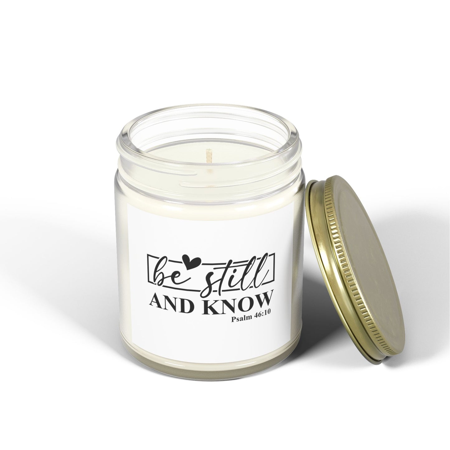 Be Still Candle - Scented Coconut Apricot Wax | Spiritual Home Decor, Gift for Mom, Meditation, Relaxation, Self-Care