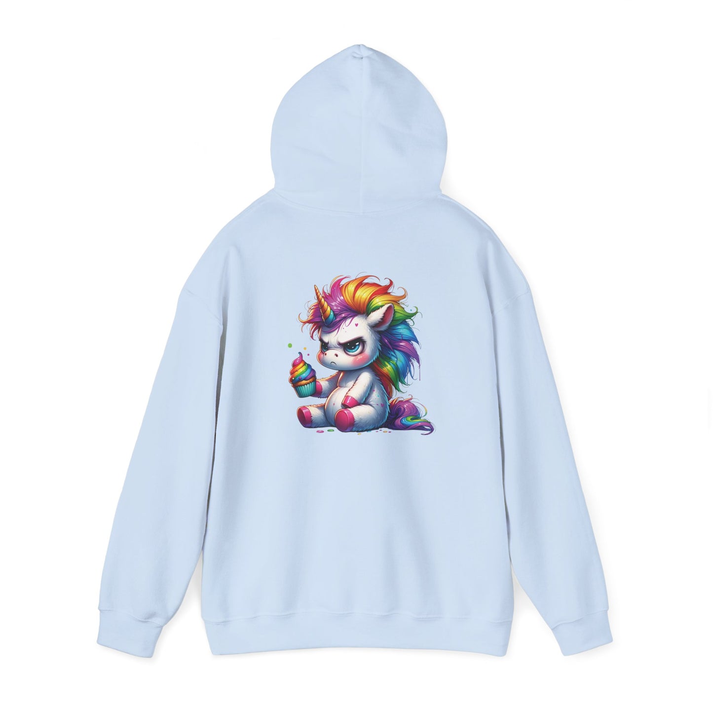 Rainbow Unicorn Hooded Sweatshirt, Cozy Sweatshirt, Funny Gift, Cute Hooded Top, Fun Unicorn Apparel, Winter Fashion, Trendy Streetwear