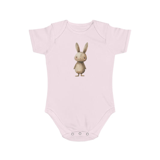 Adorable Bunny Baby Bodysuit, Cute Infant Outfit, Baby Shower Gift, Newborn Clothing, Toddler Wear, Easter Outfit